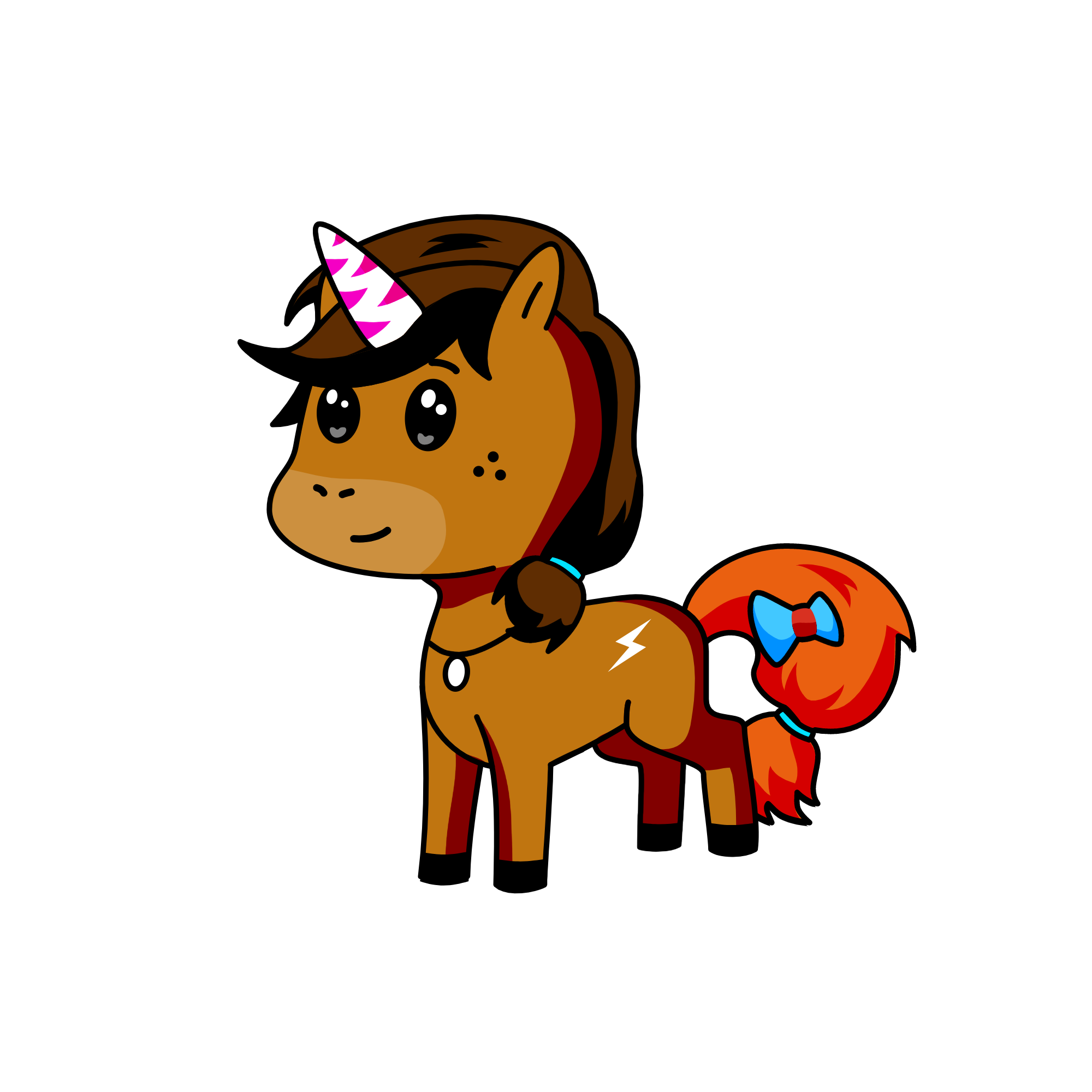 brownie, the unicorn