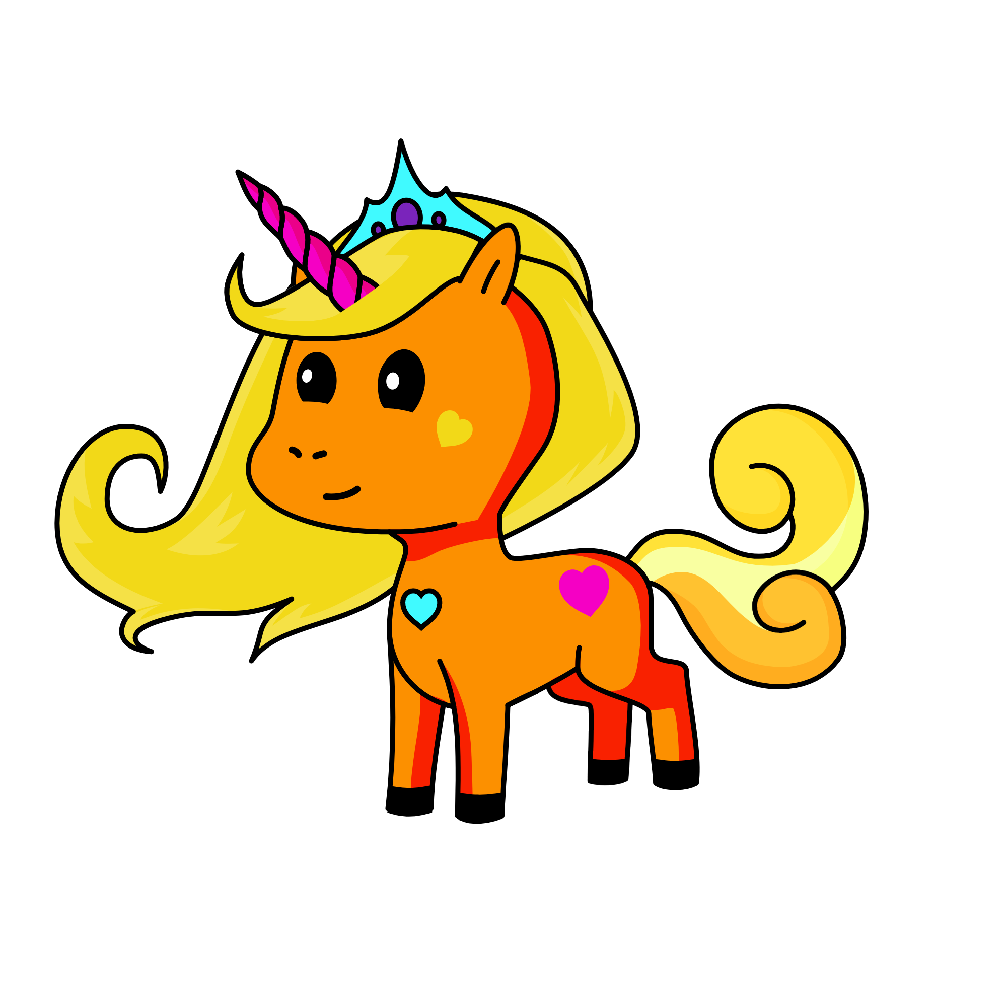 Moonlight, the unicorn