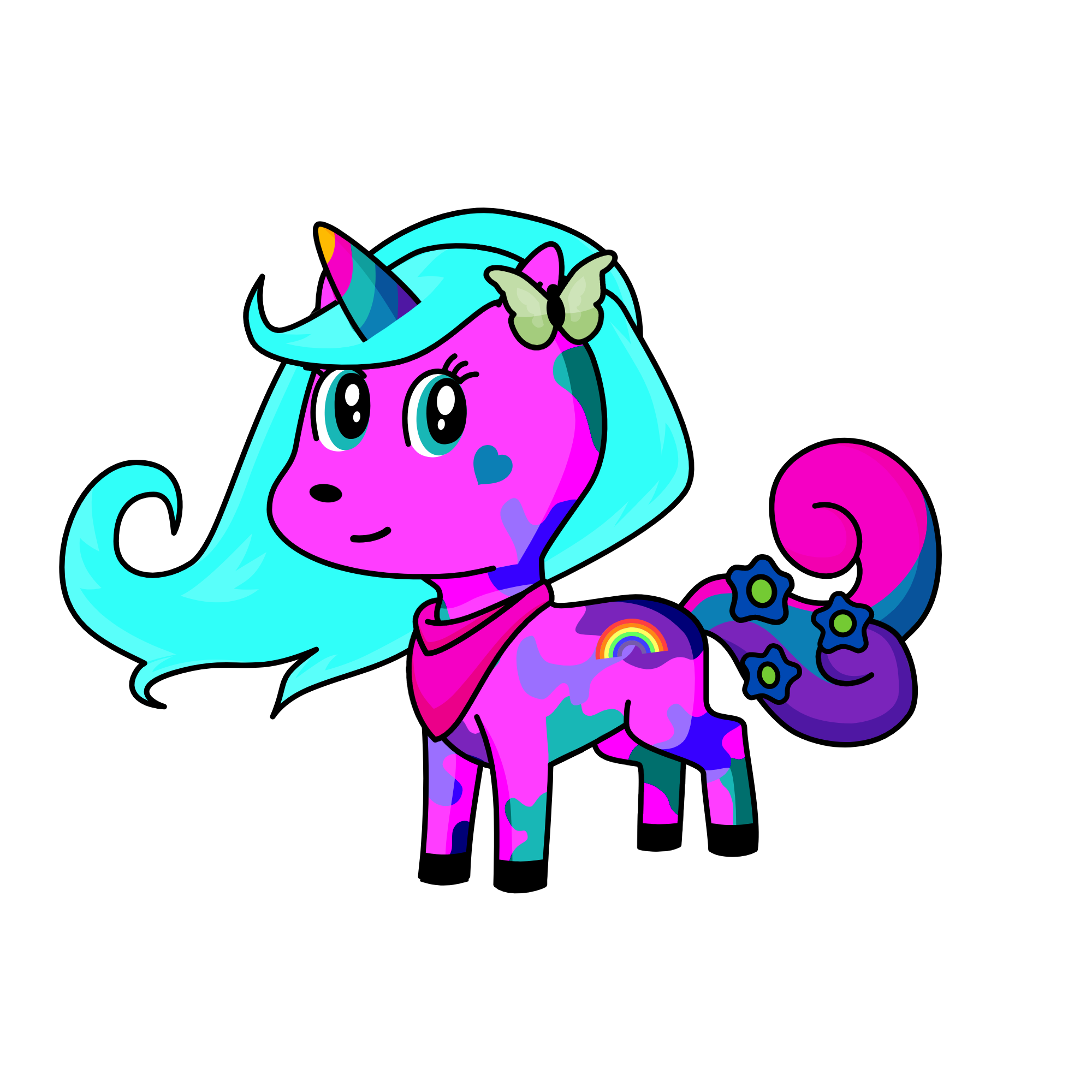 Rianbow, the unicorn