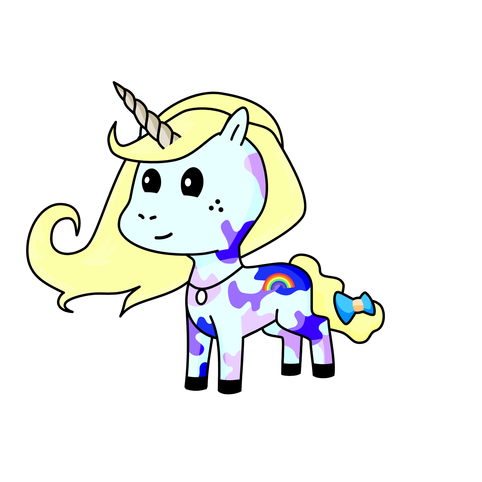 Fluffy, the unicorn