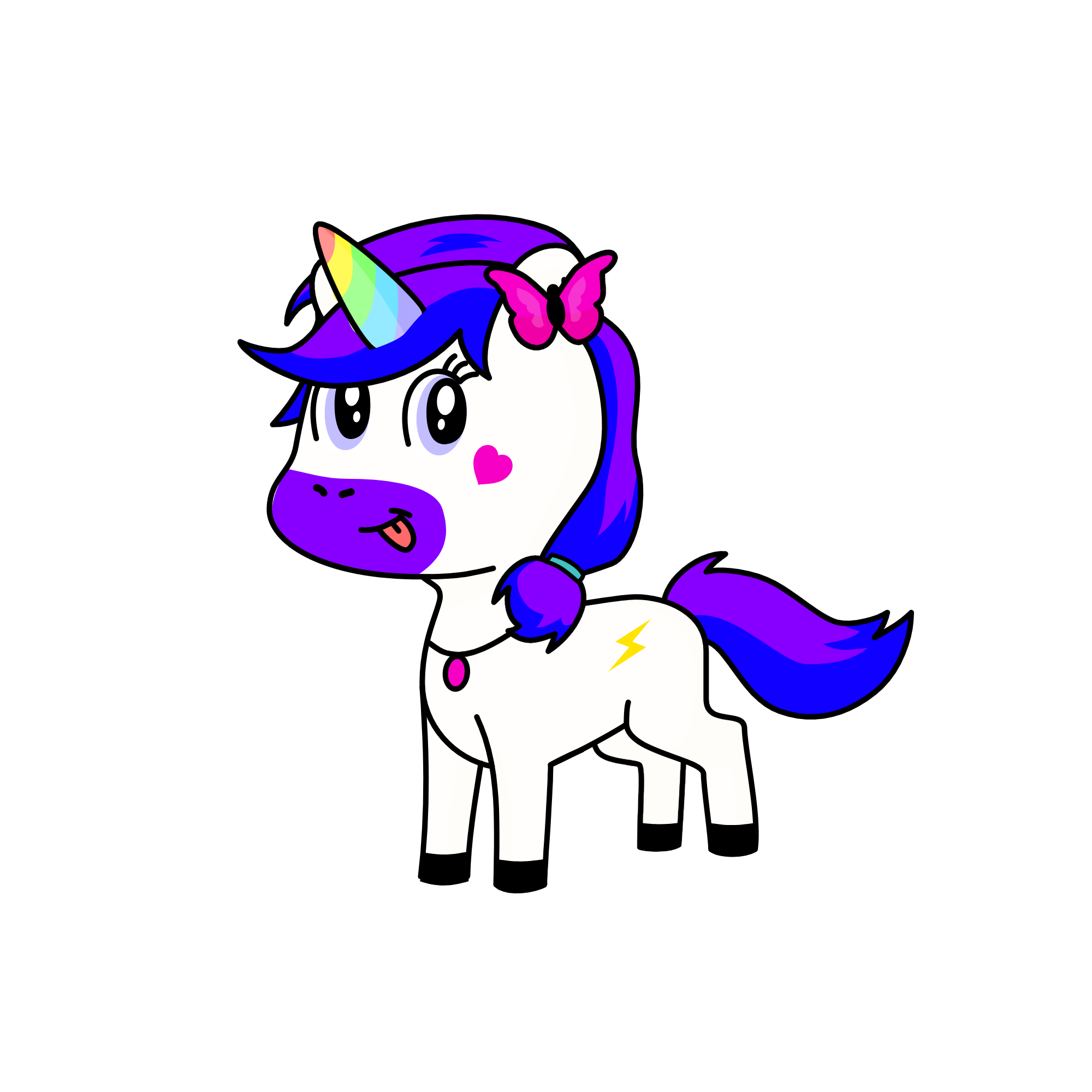 Pastel, the unicorn