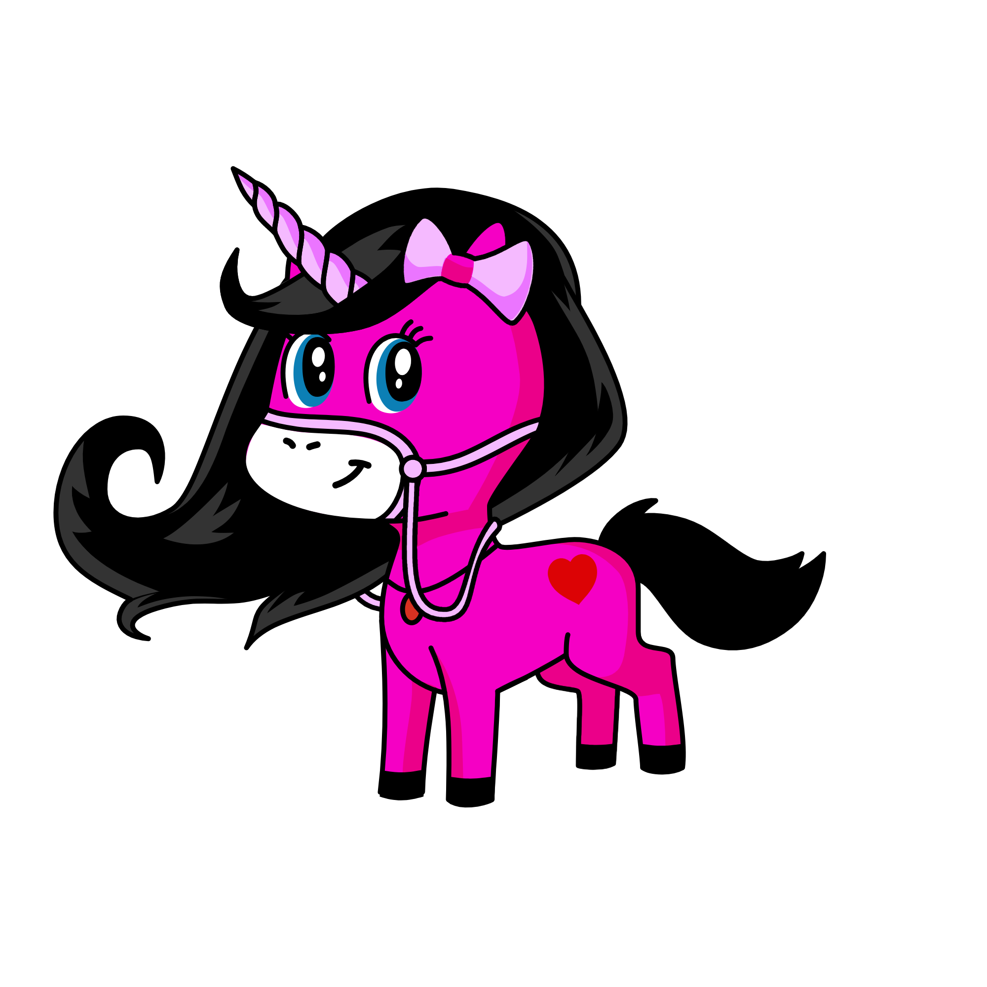 Rainbow, the unicorn