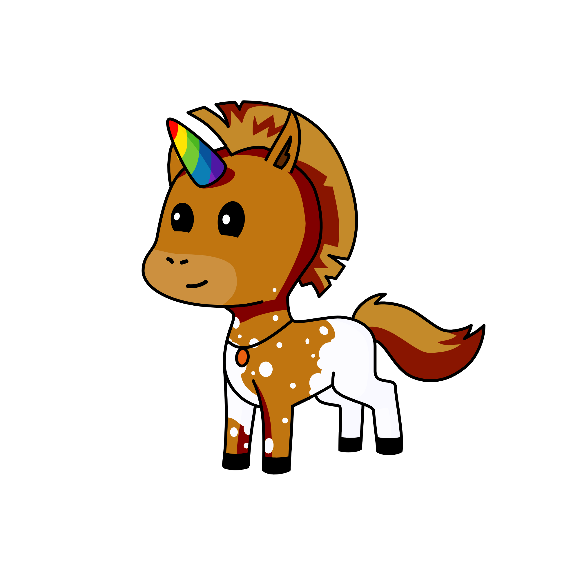 Quibli, the unicorn