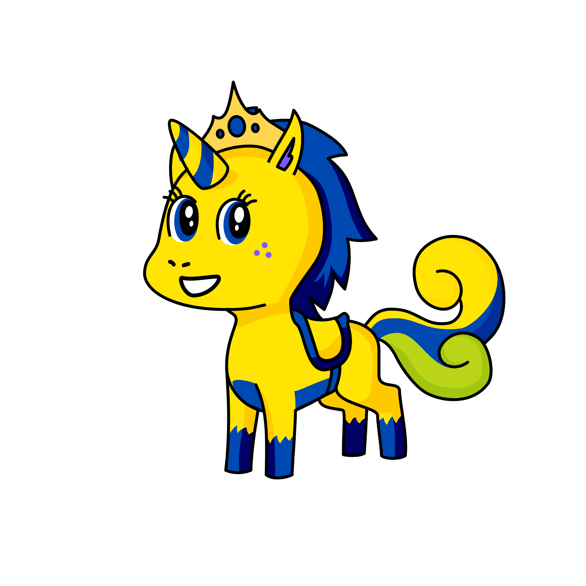 Glora, the unicorn