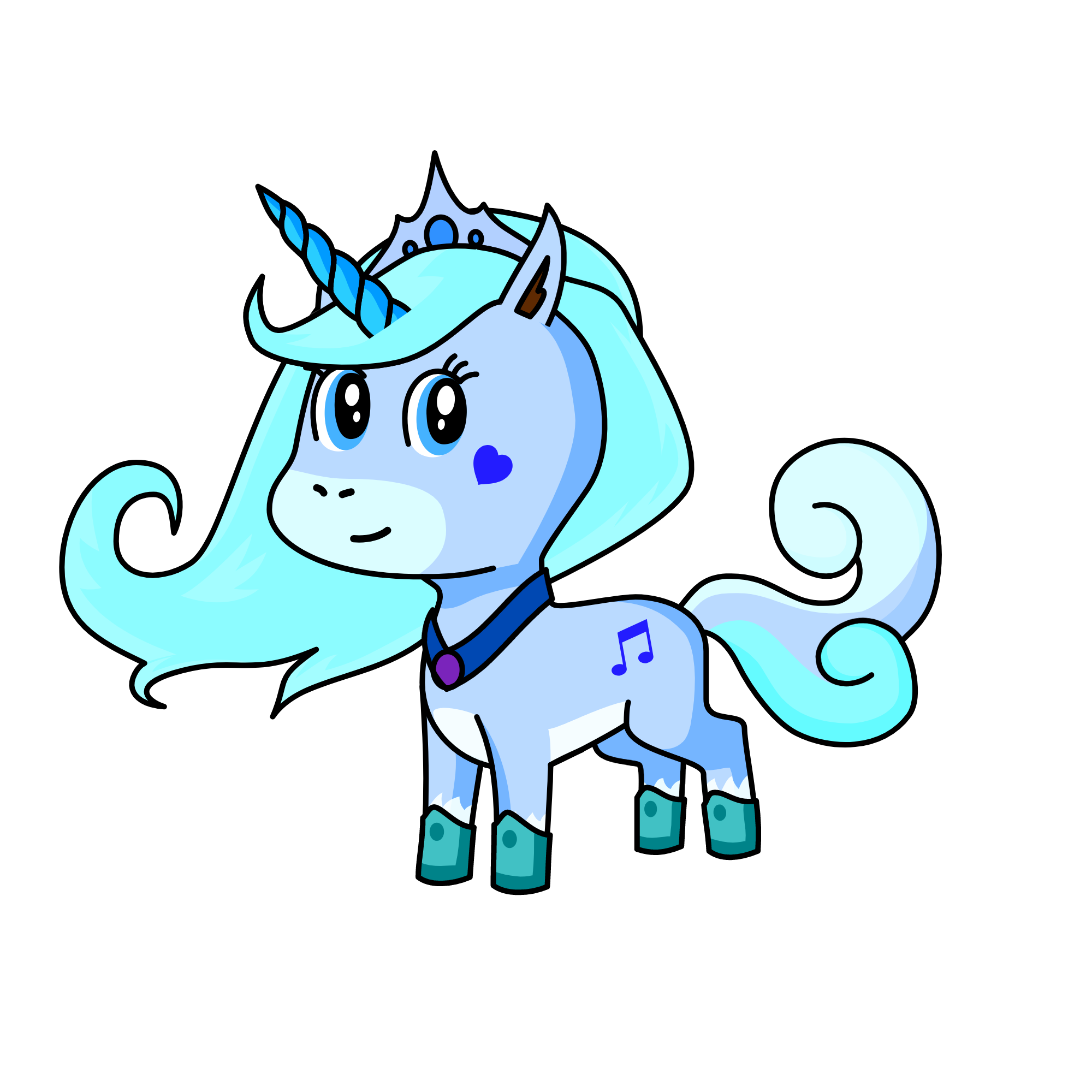 hielo, the unicorn