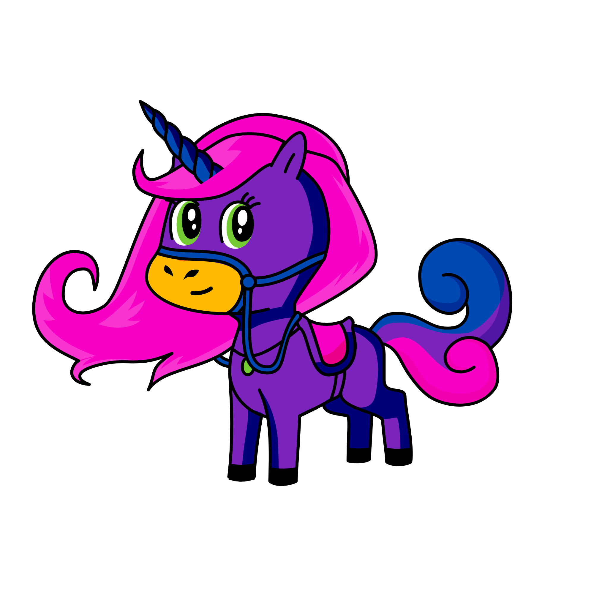 winter, the unicorn