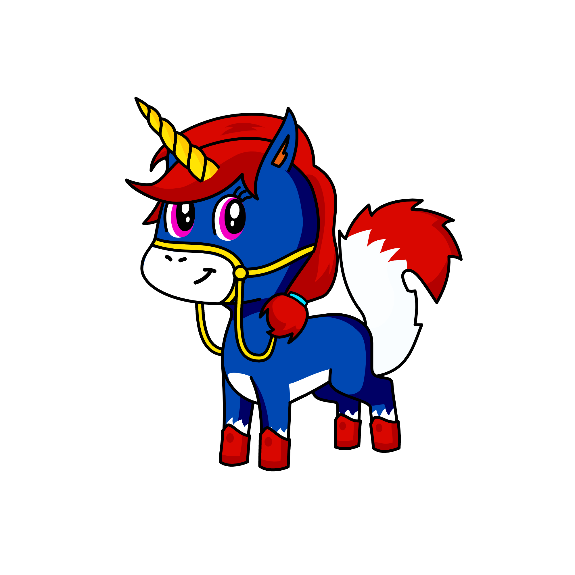 Mia flaming sea, the unicorn