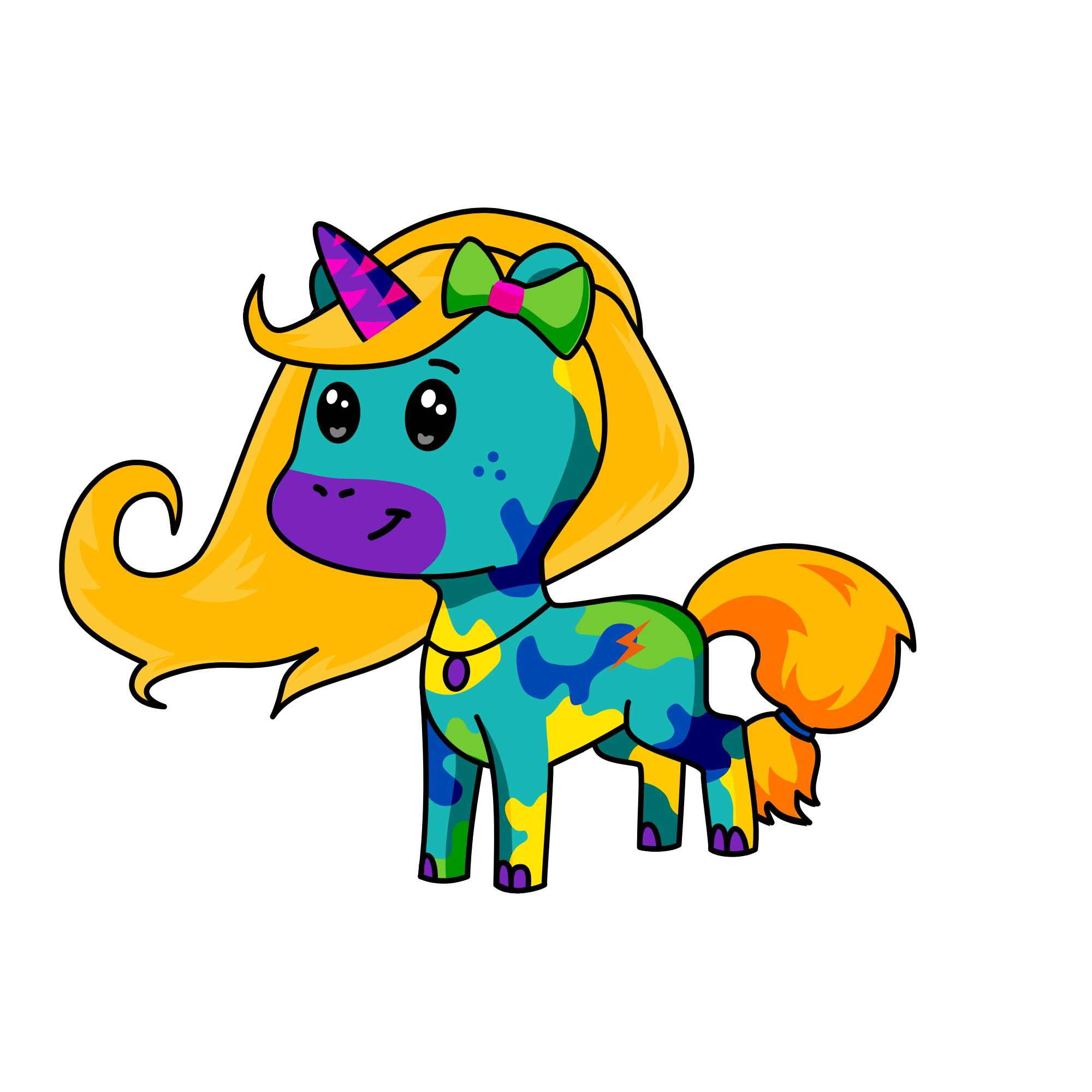 Light, the unicorn