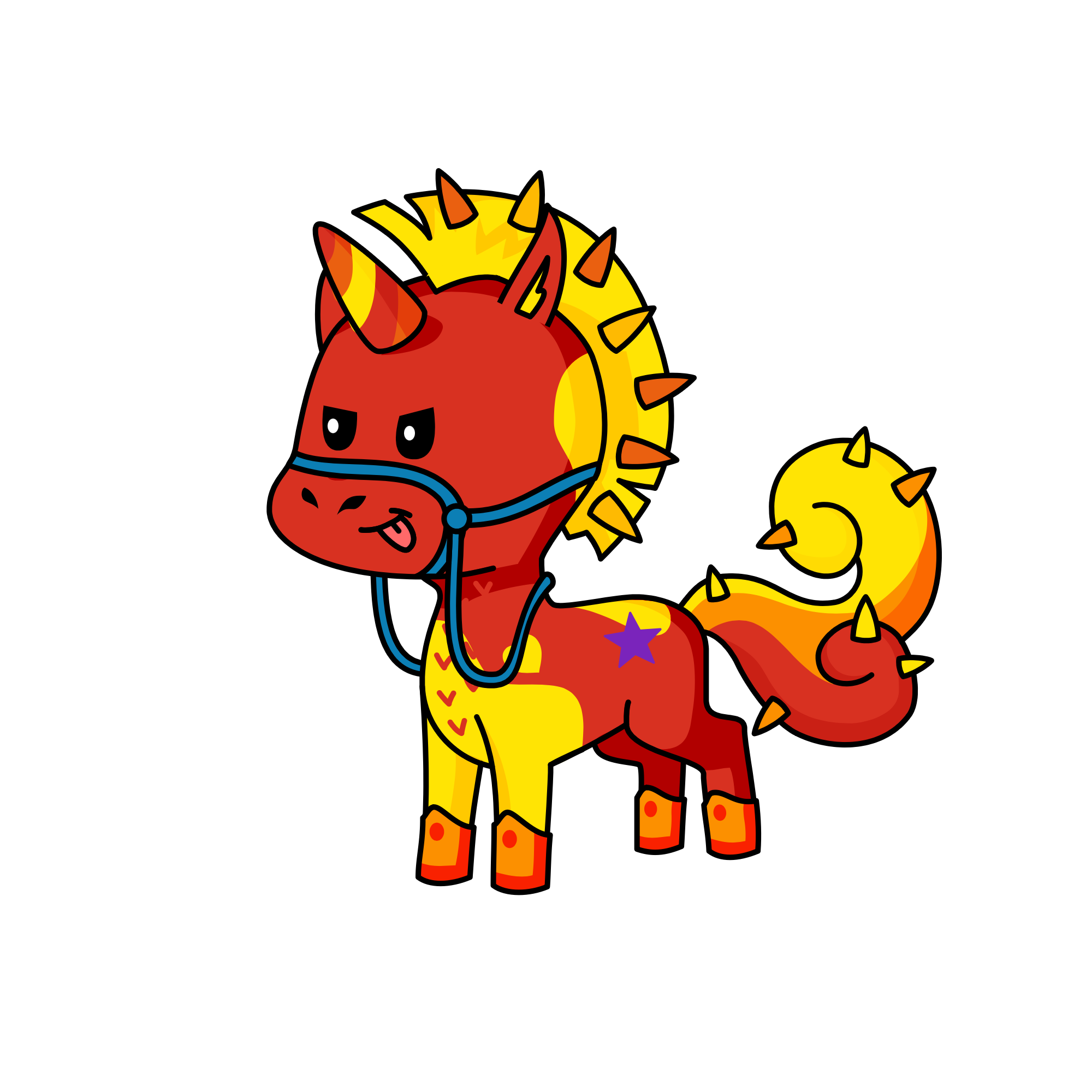 Lava, the unicorn