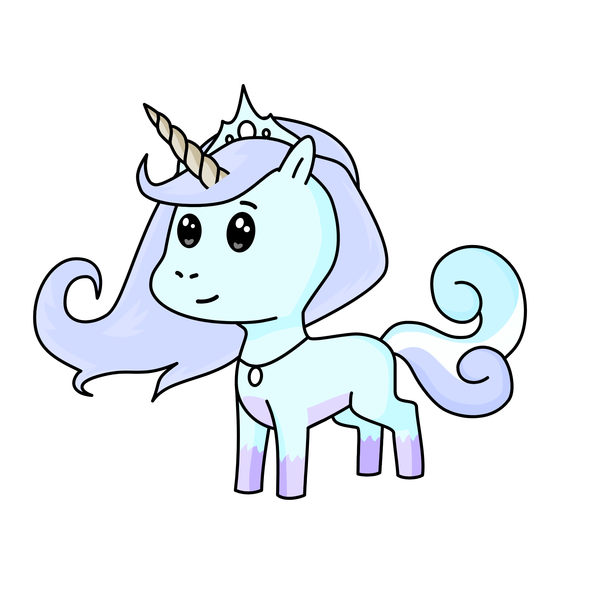 Snow, the unicorn
