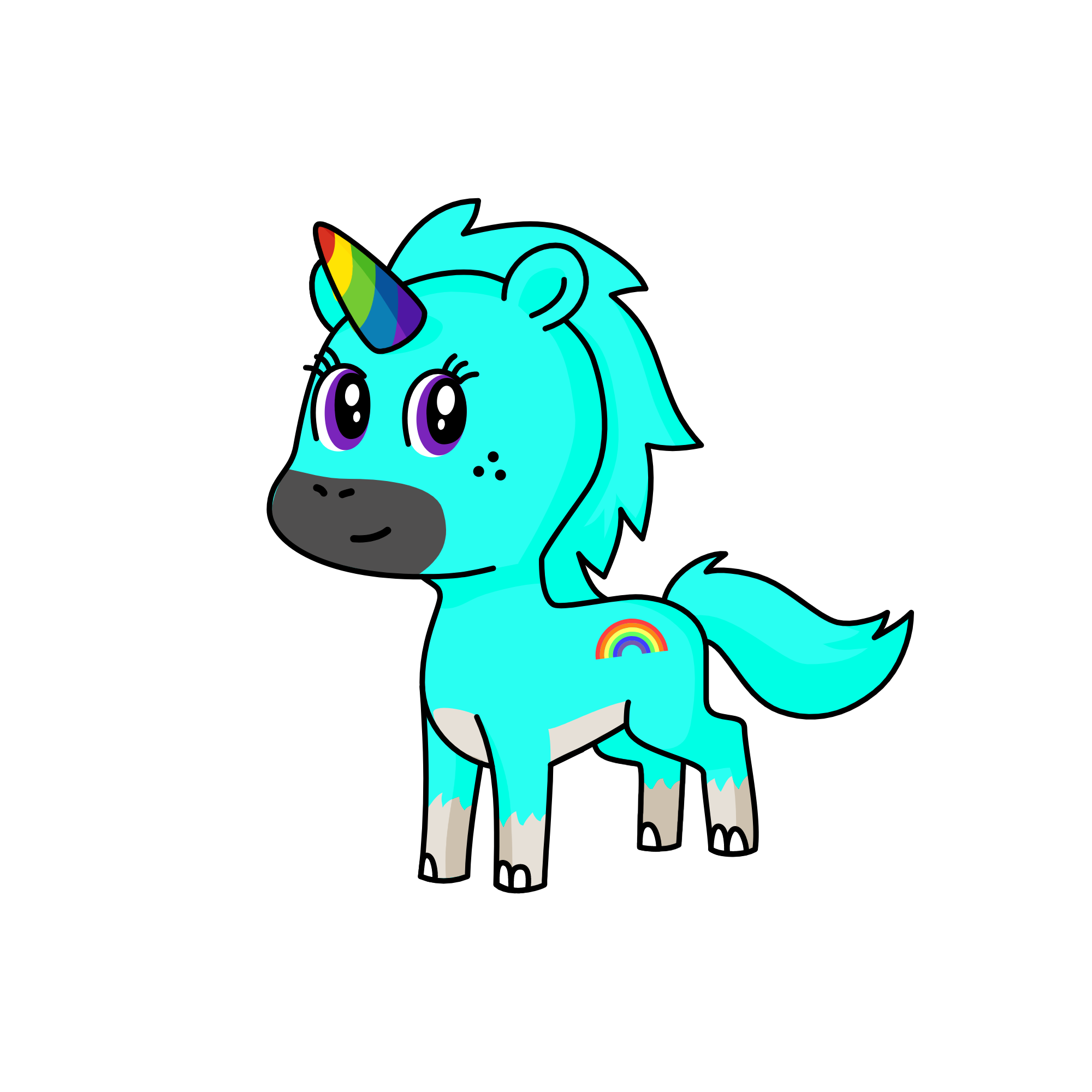 Lily  cupcake, the unicorn