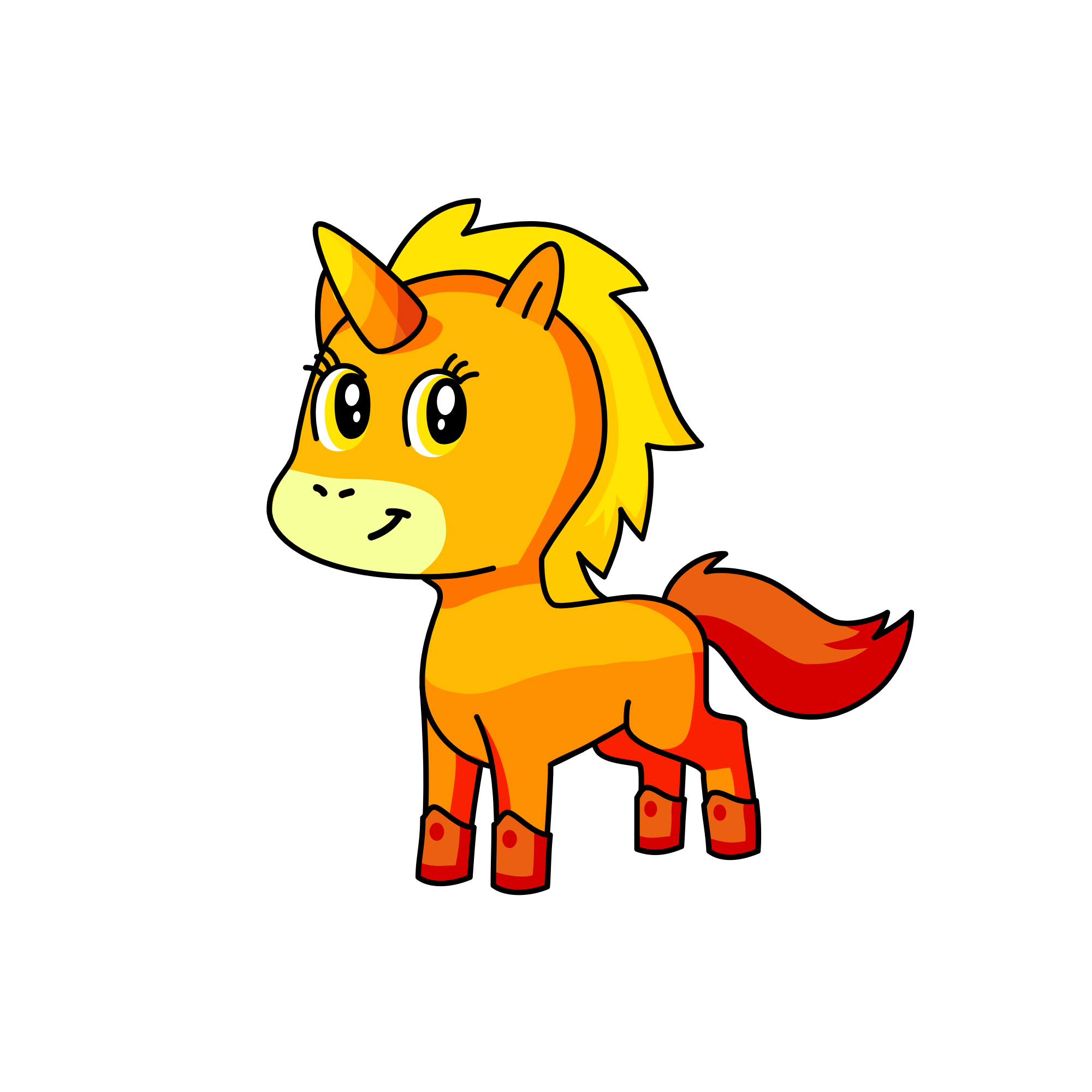 Candycorn unicorn, the unicorn