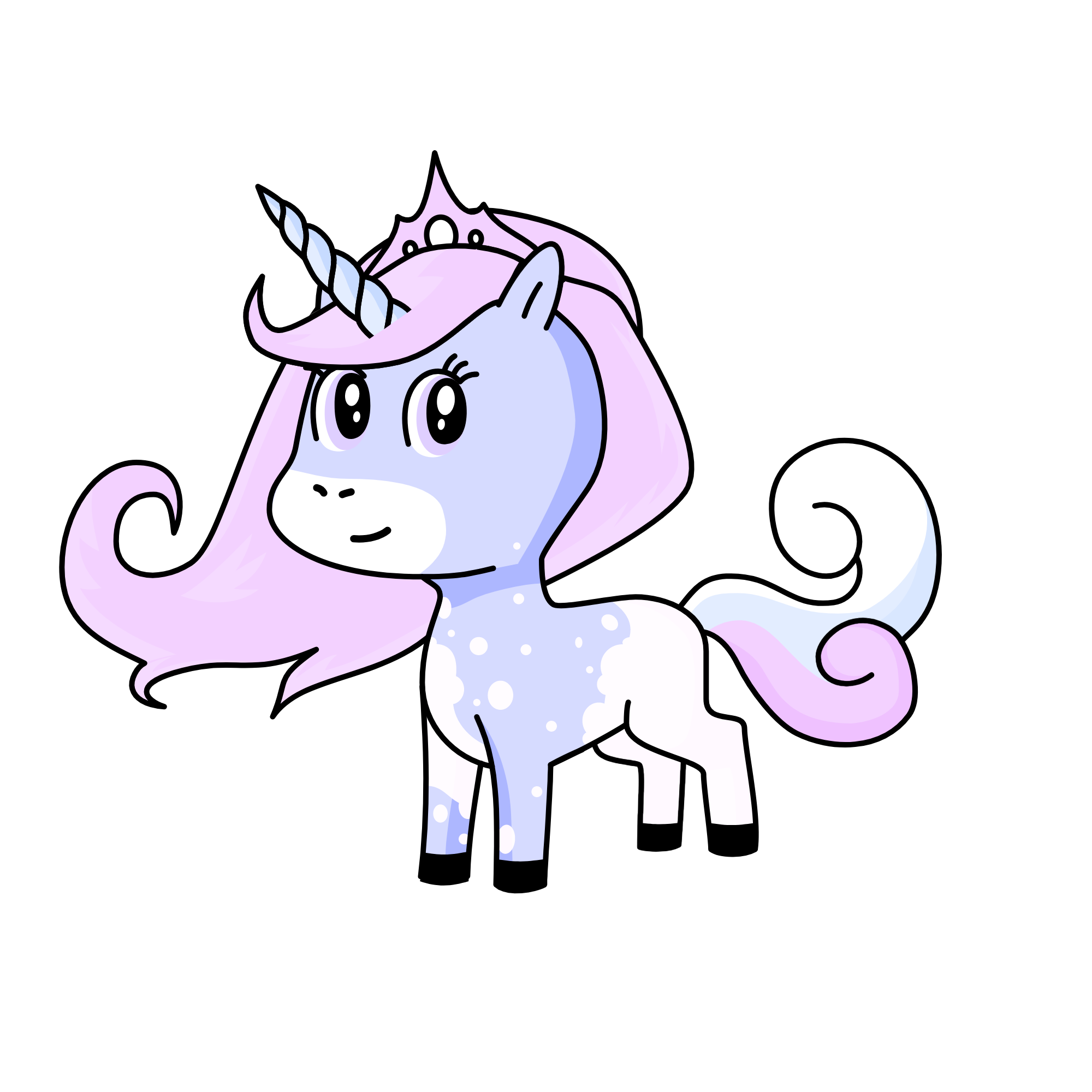 Carleen and Cassini's Friend!!!, the unicorn