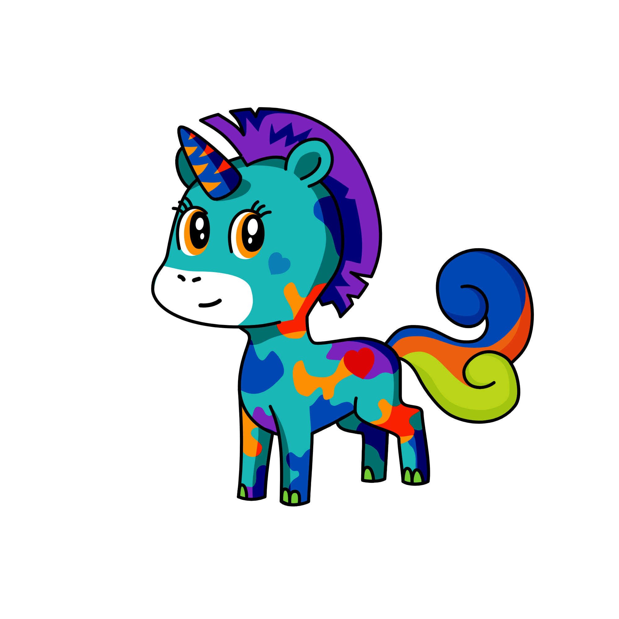 Painty, the unicorn