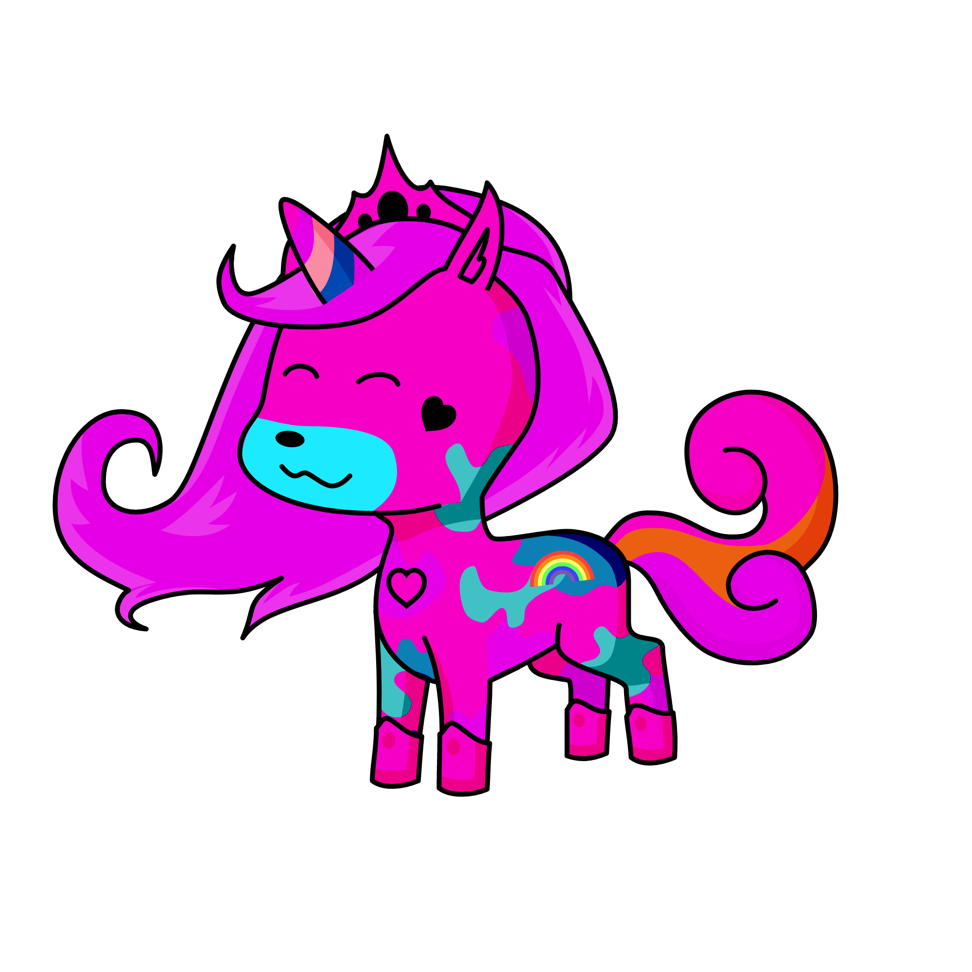 rose, the unicorn