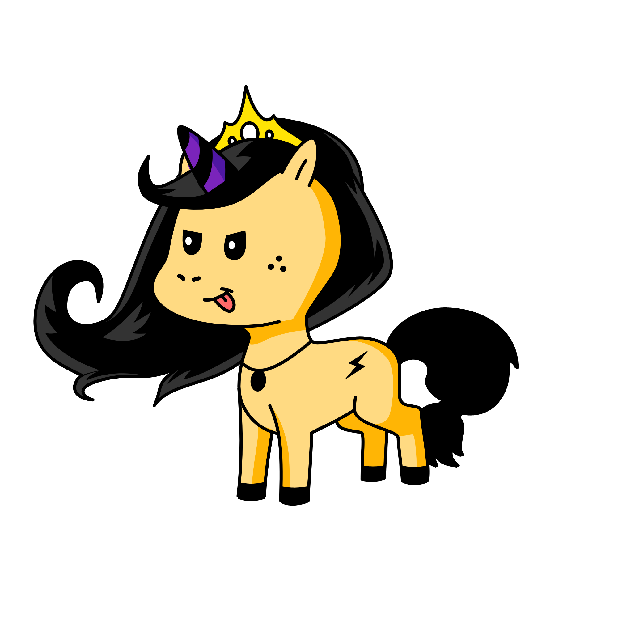 Midnight, the unicorn