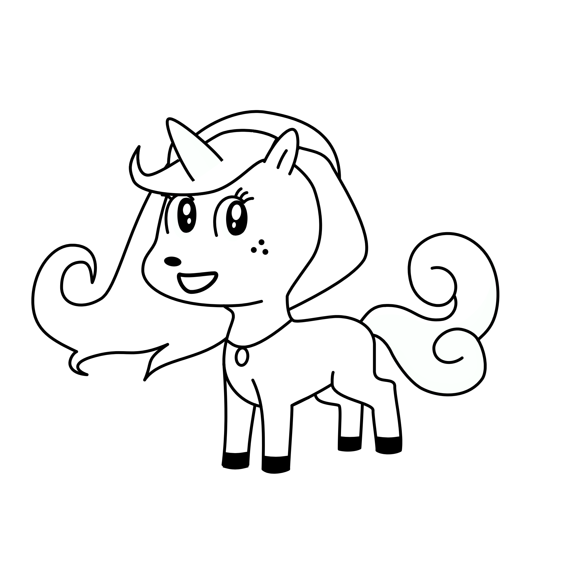 white white, the unicorn