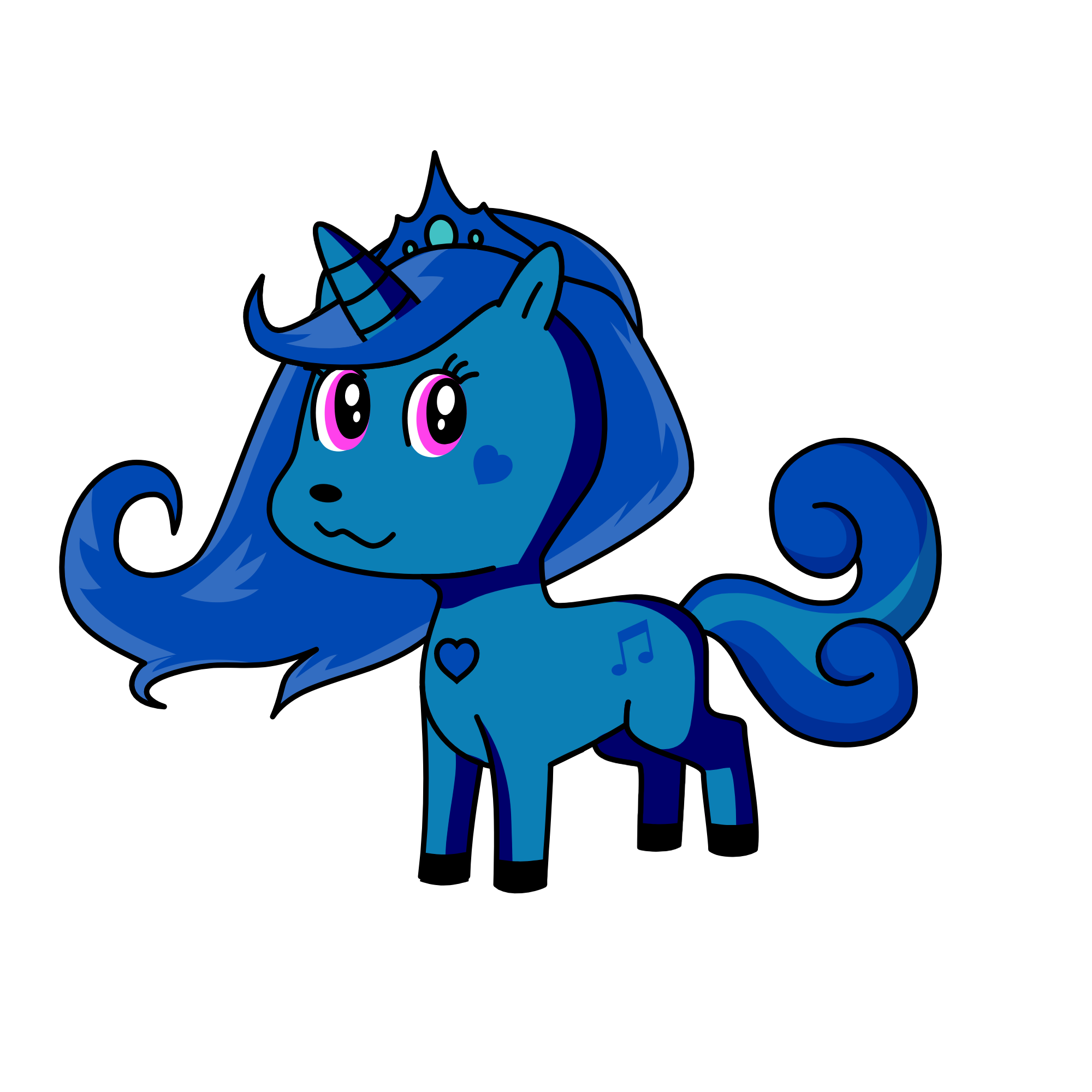 Luna, the unicorn