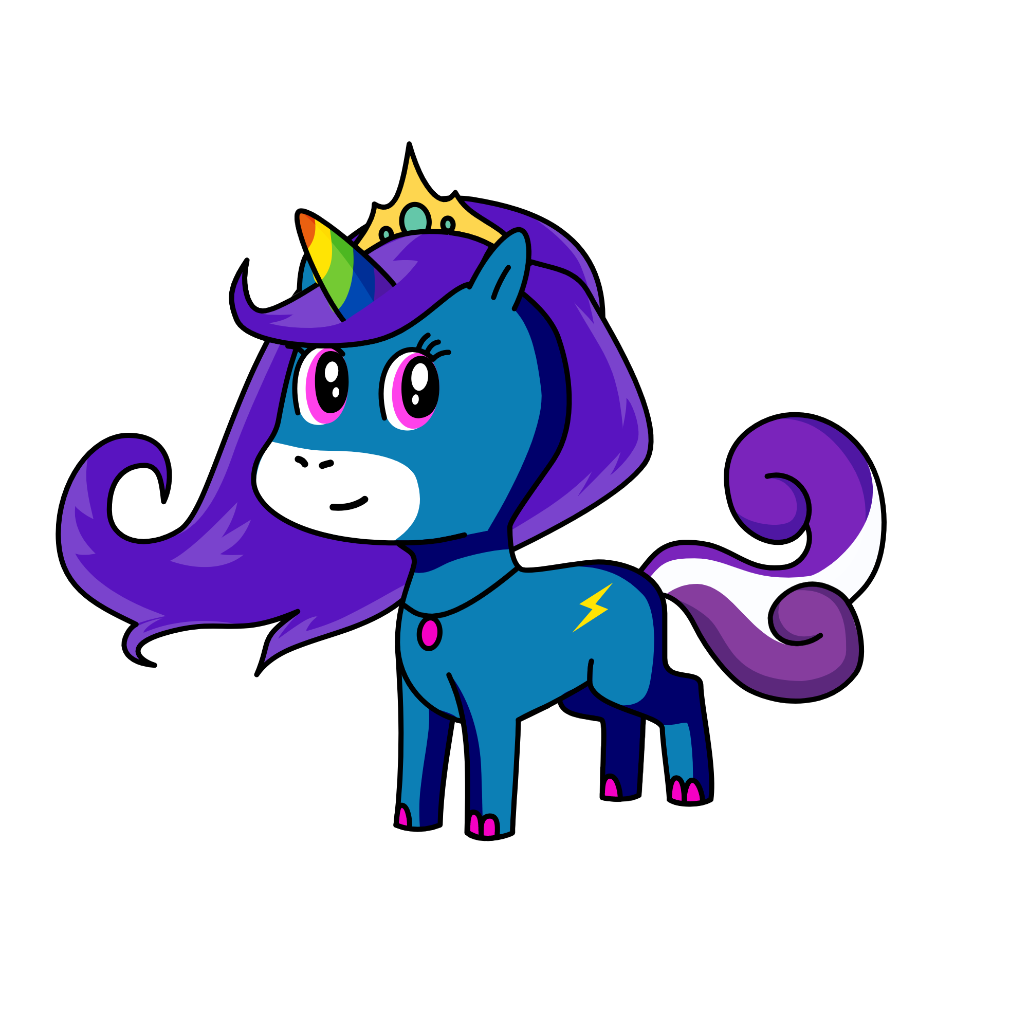 night beuty, the unicorn