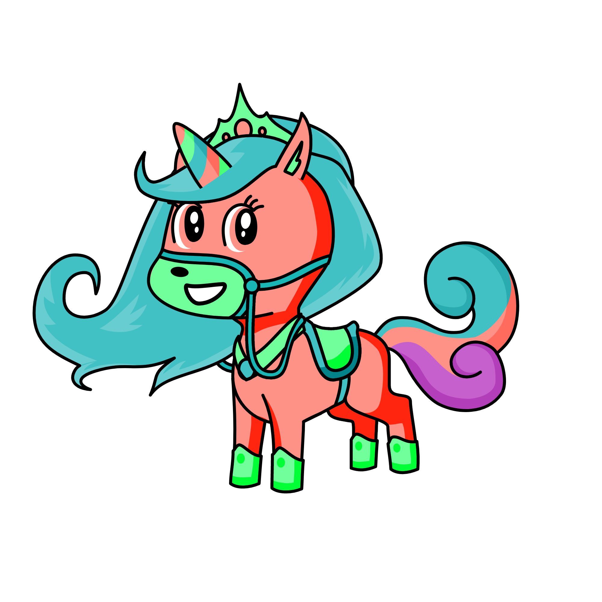 Sweets, the unicorn