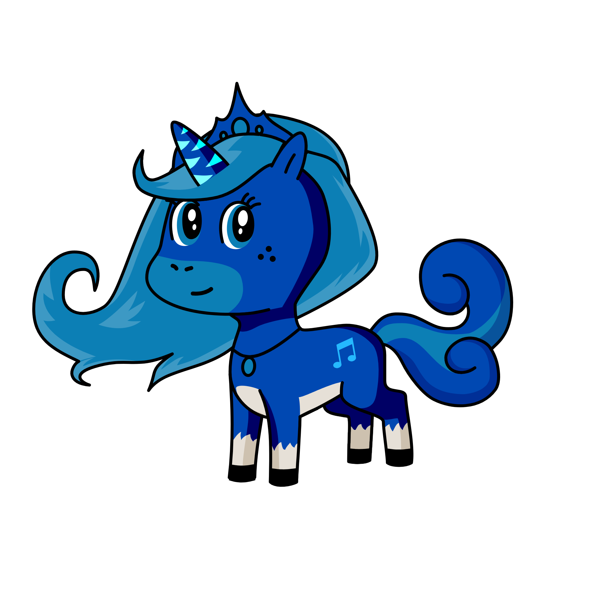 Luna, the unicorn