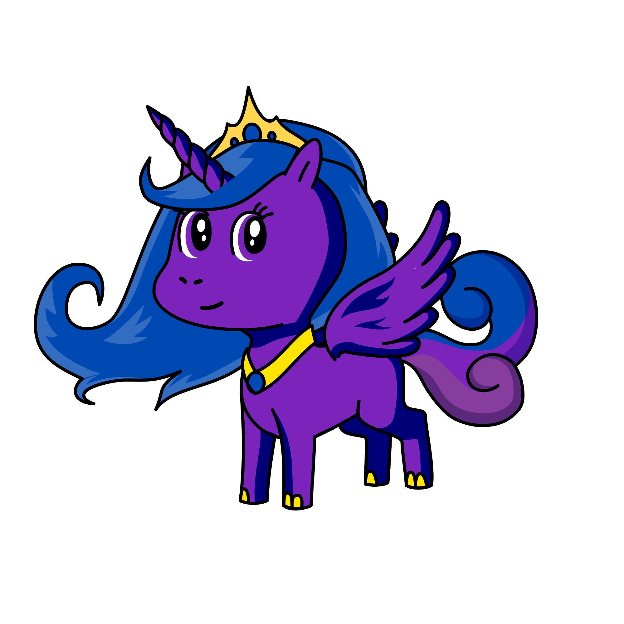 Luna, the unicorn
