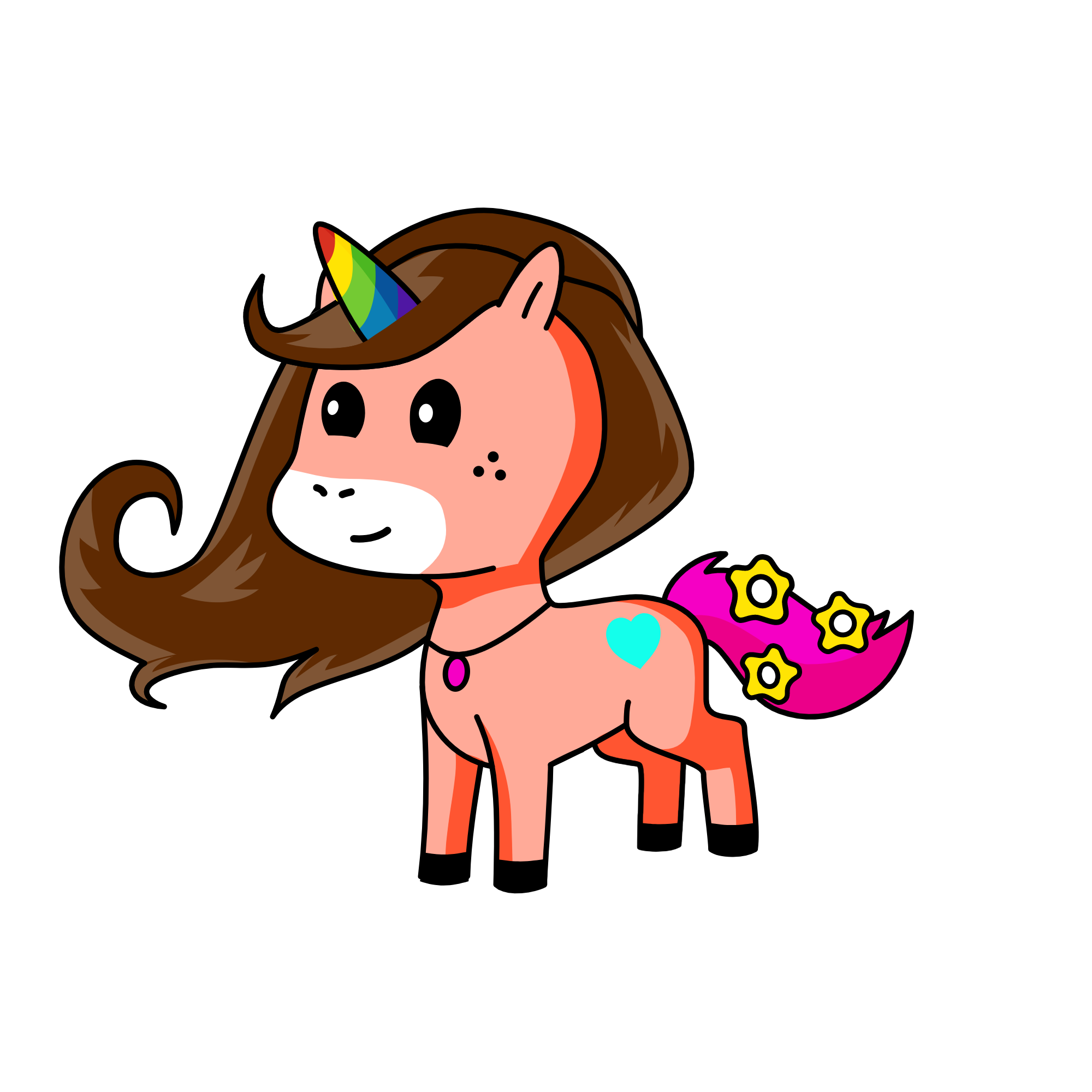 SARA SPARKLES, the unicorn