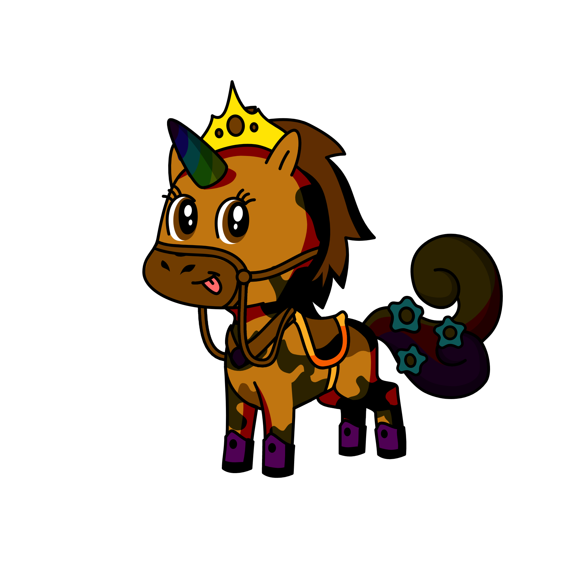 Princess Brownie, the unicorn