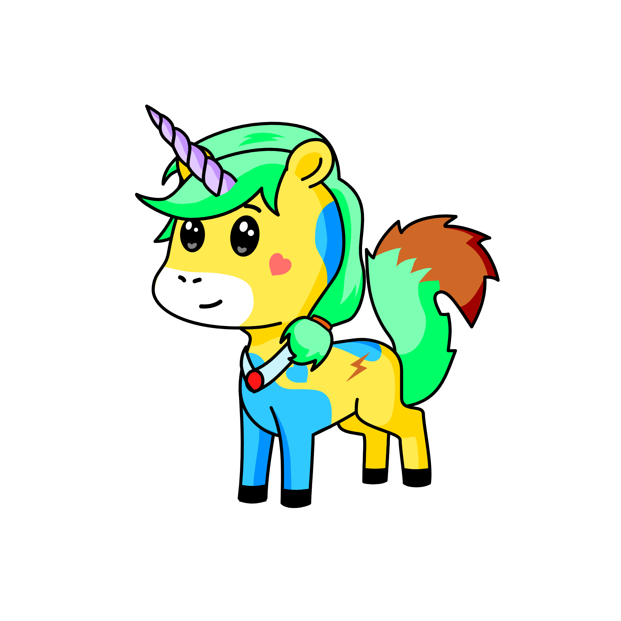 Flora, the unicorn