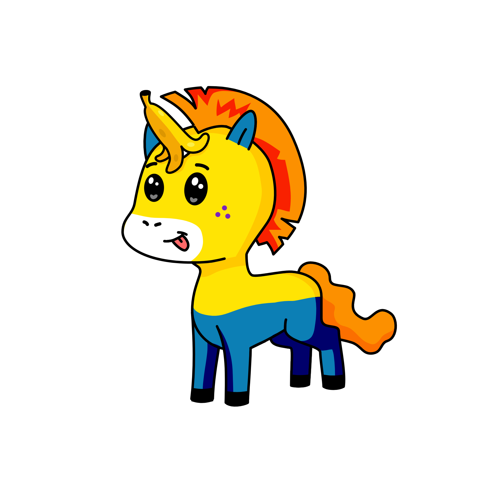 Clumsy, the unicorn
