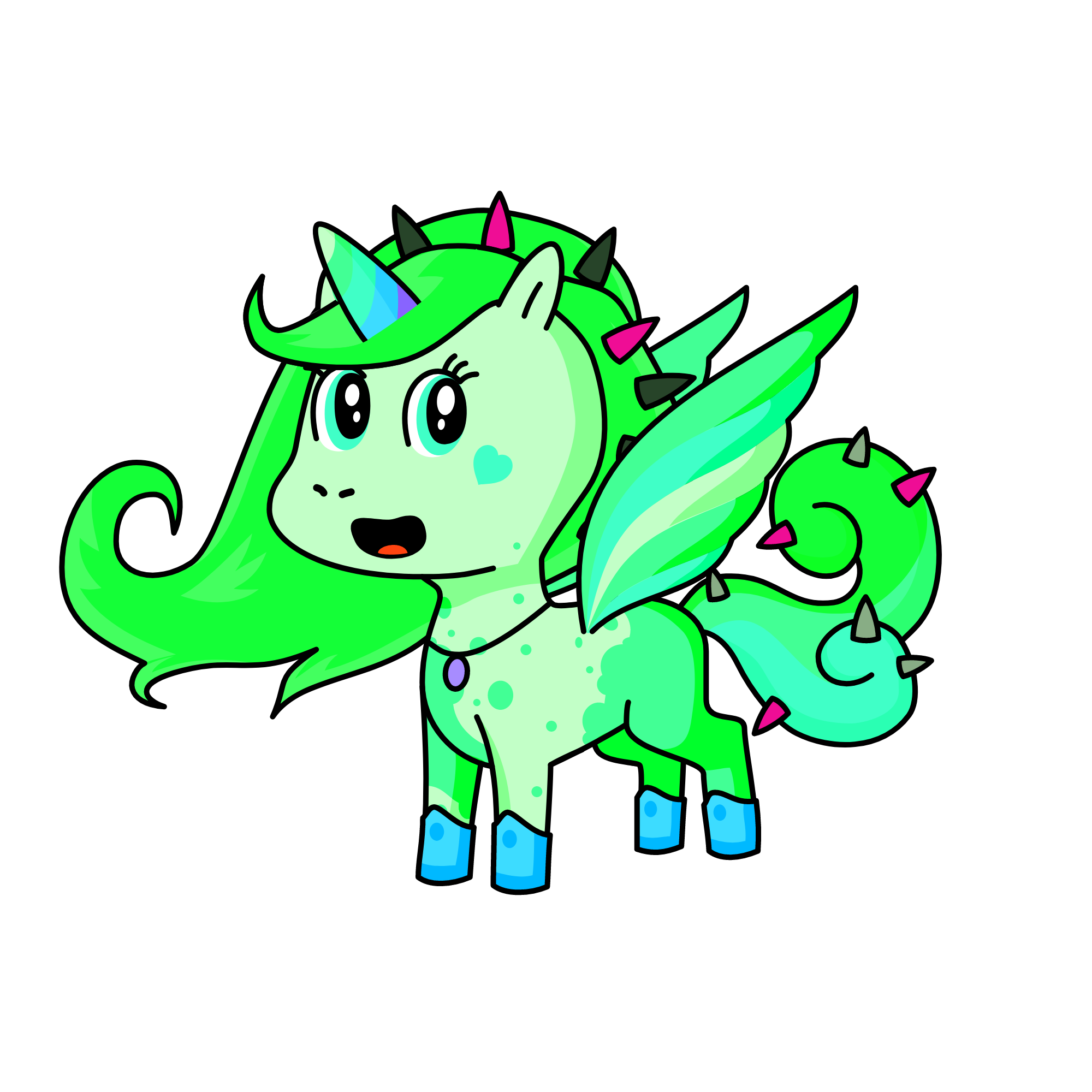 Grenda, the unicorn