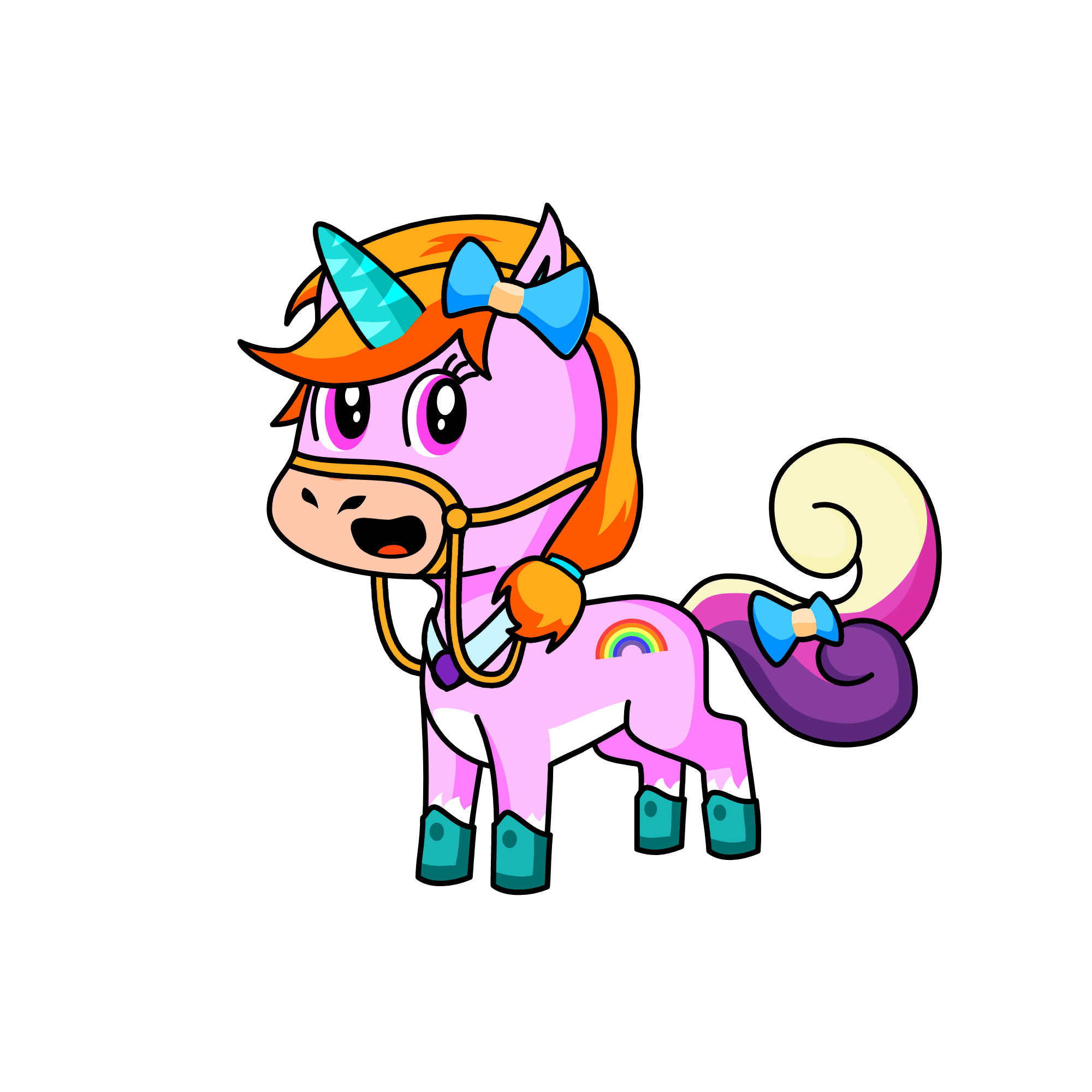 Pinky, the unicorn