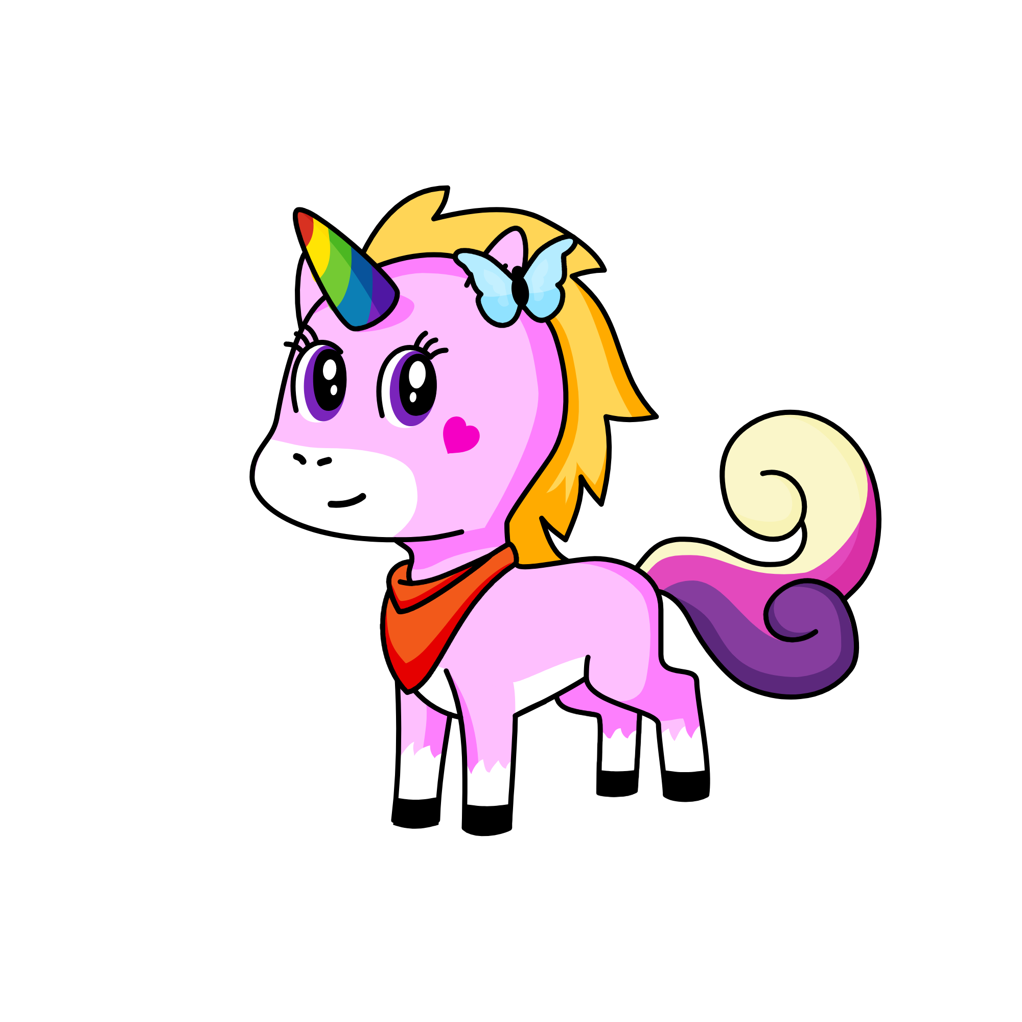 LILLY, the unicorn
