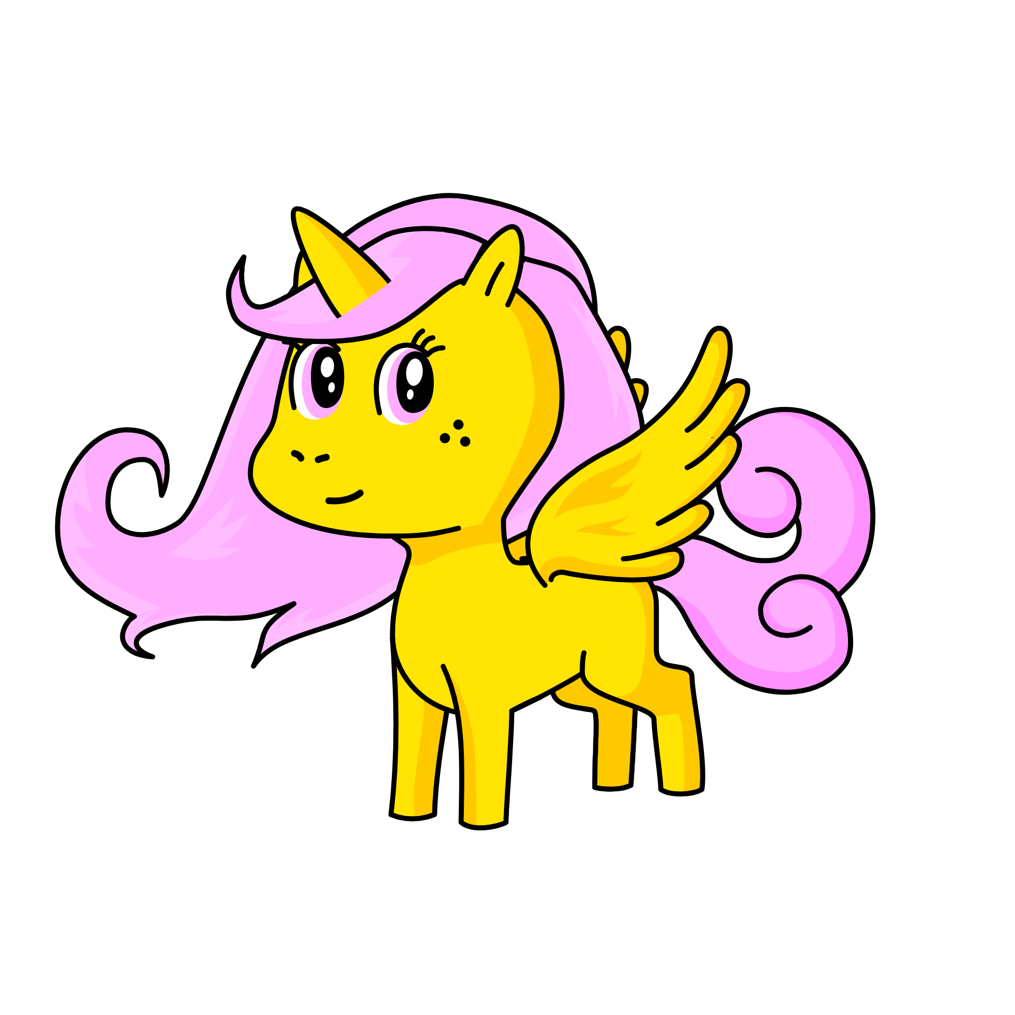 f, the unicorn