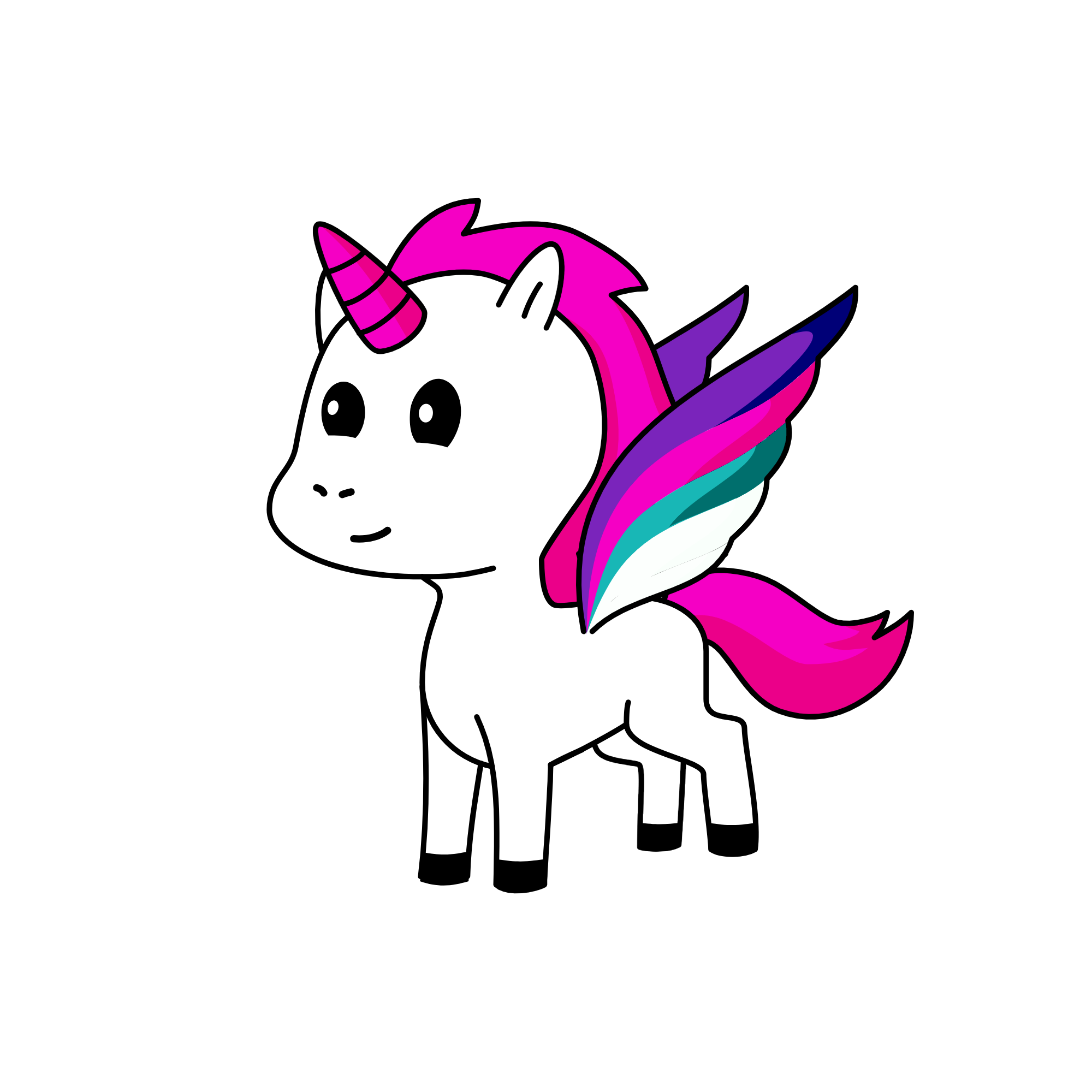 Zipp, the unicorn
