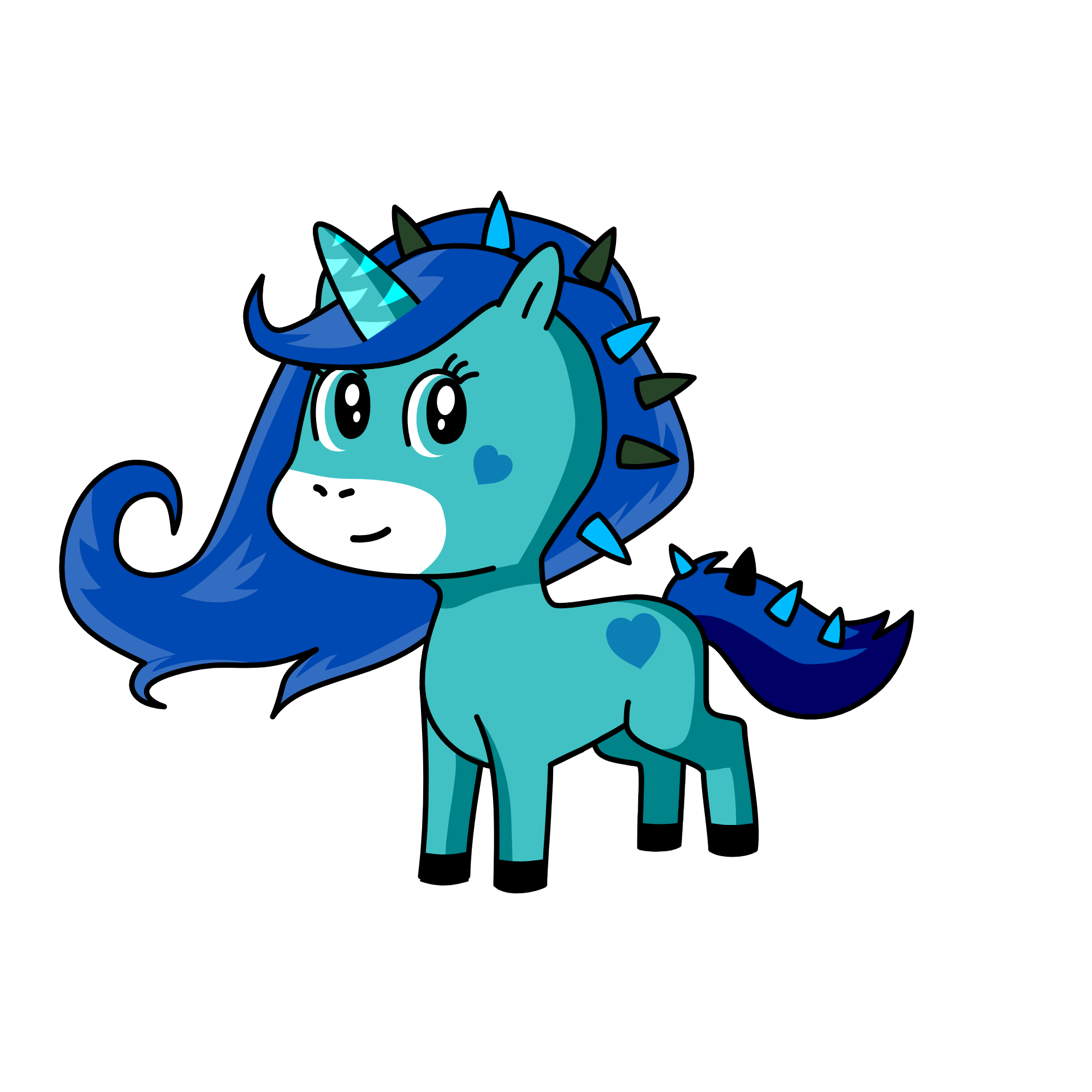 Moon, the unicorn