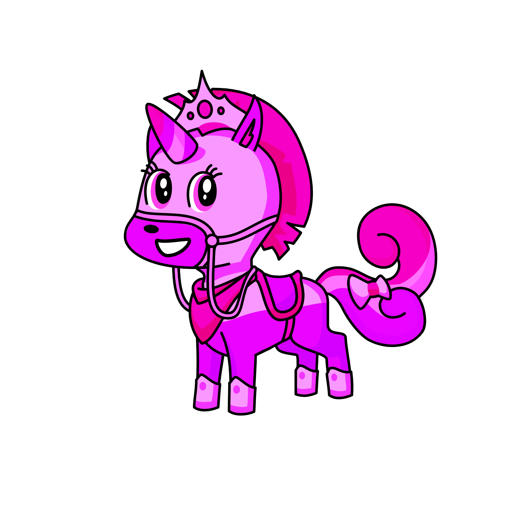 Pinky, the unicorn