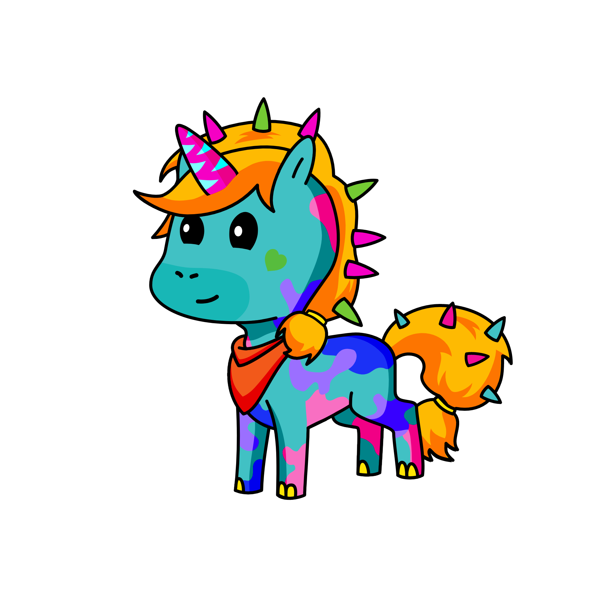 Zoey the Wackus, the unicorn