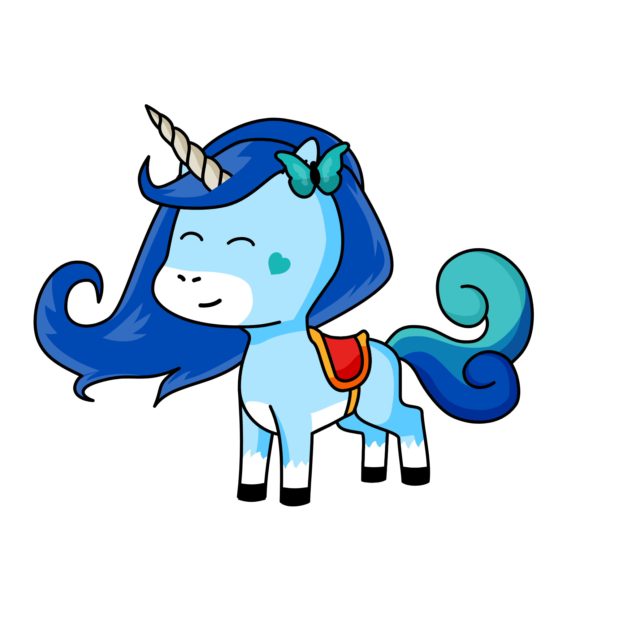 Snow, the unicorn