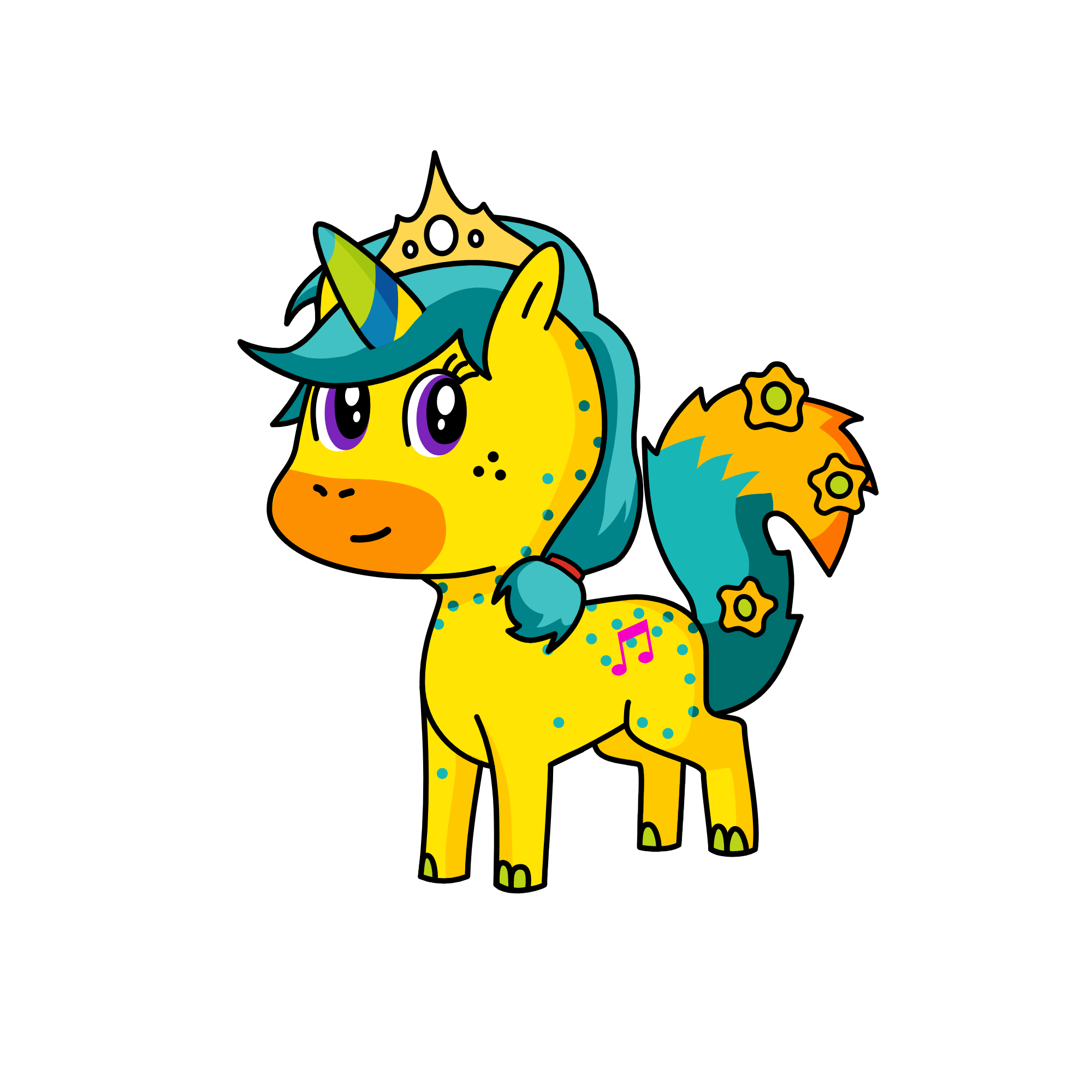 Princeses, the unicorn