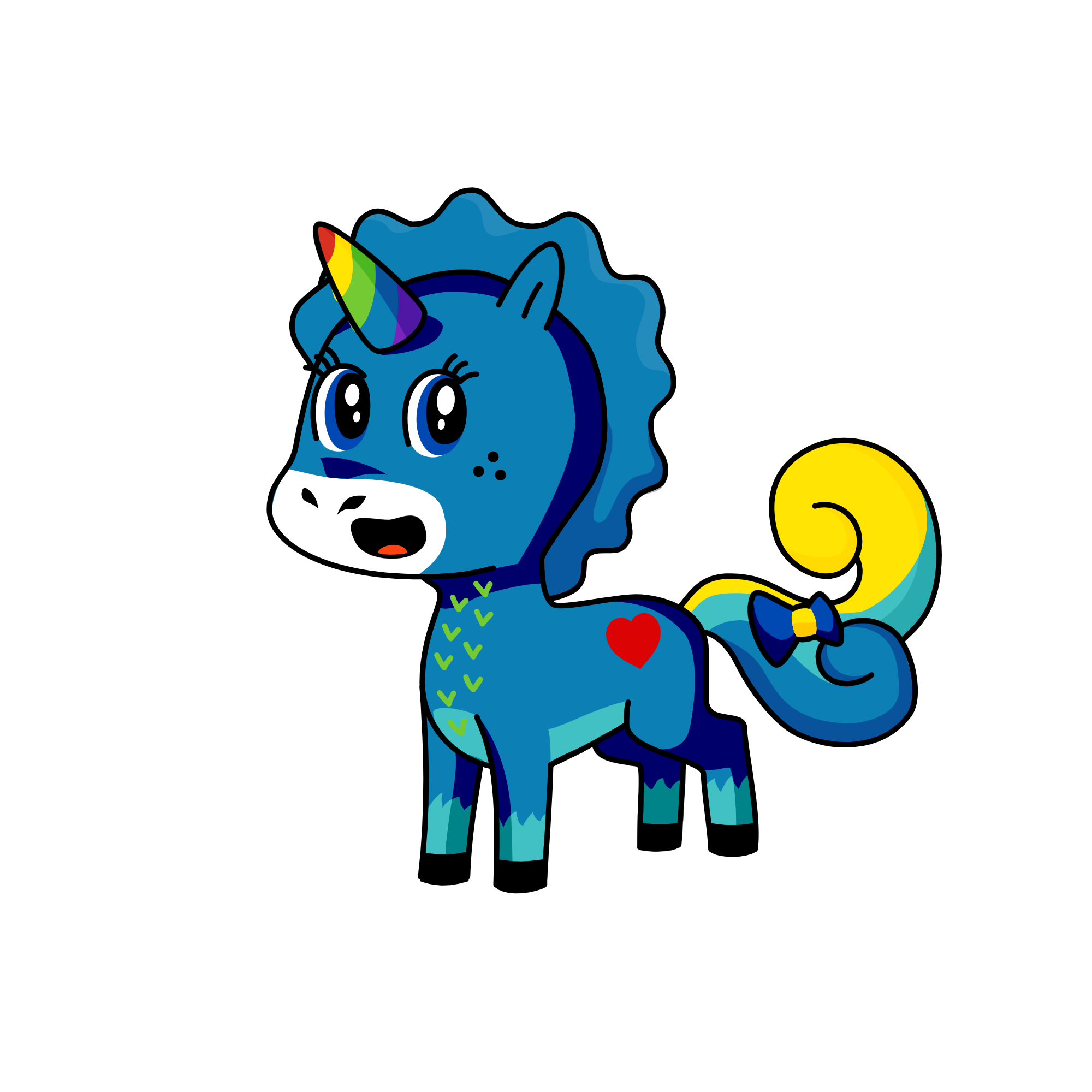 NIGHT LIGHT STAR, the unicorn