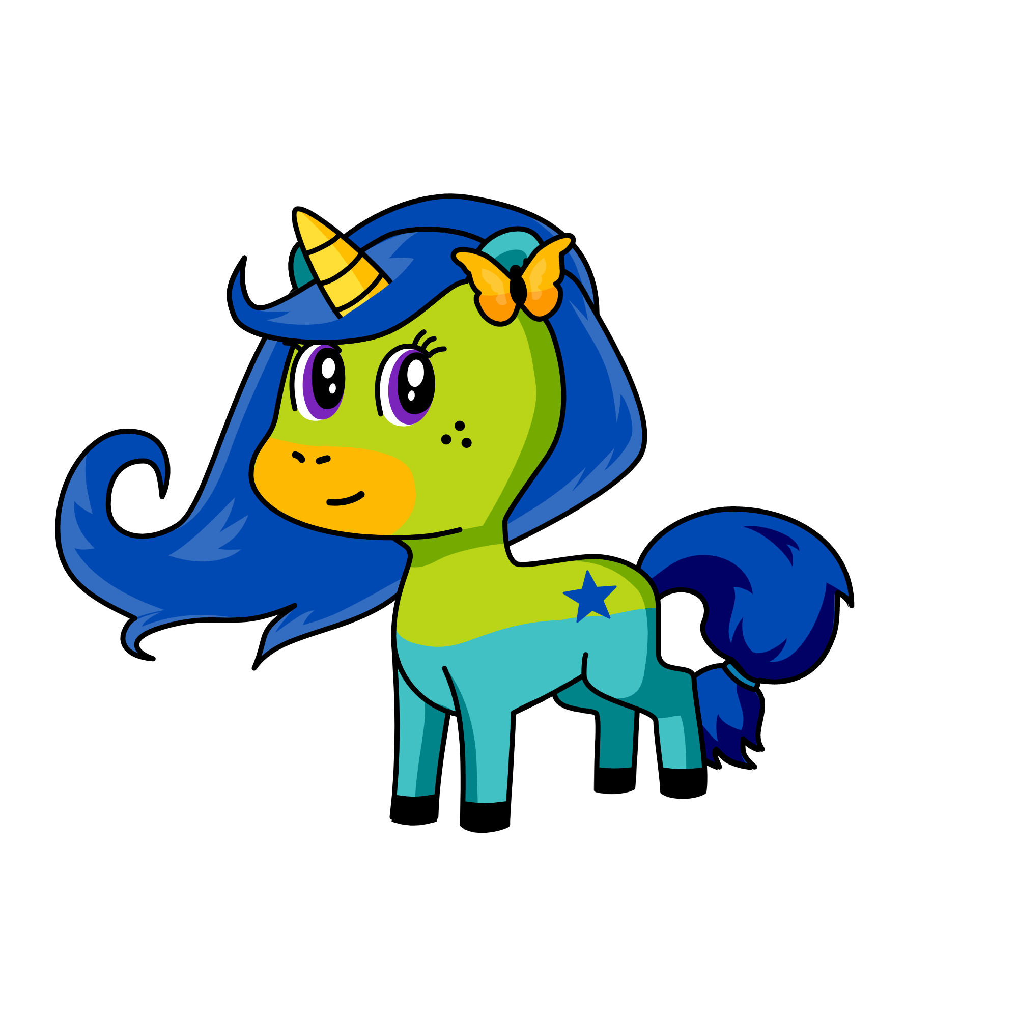 Tooty, the unicorn