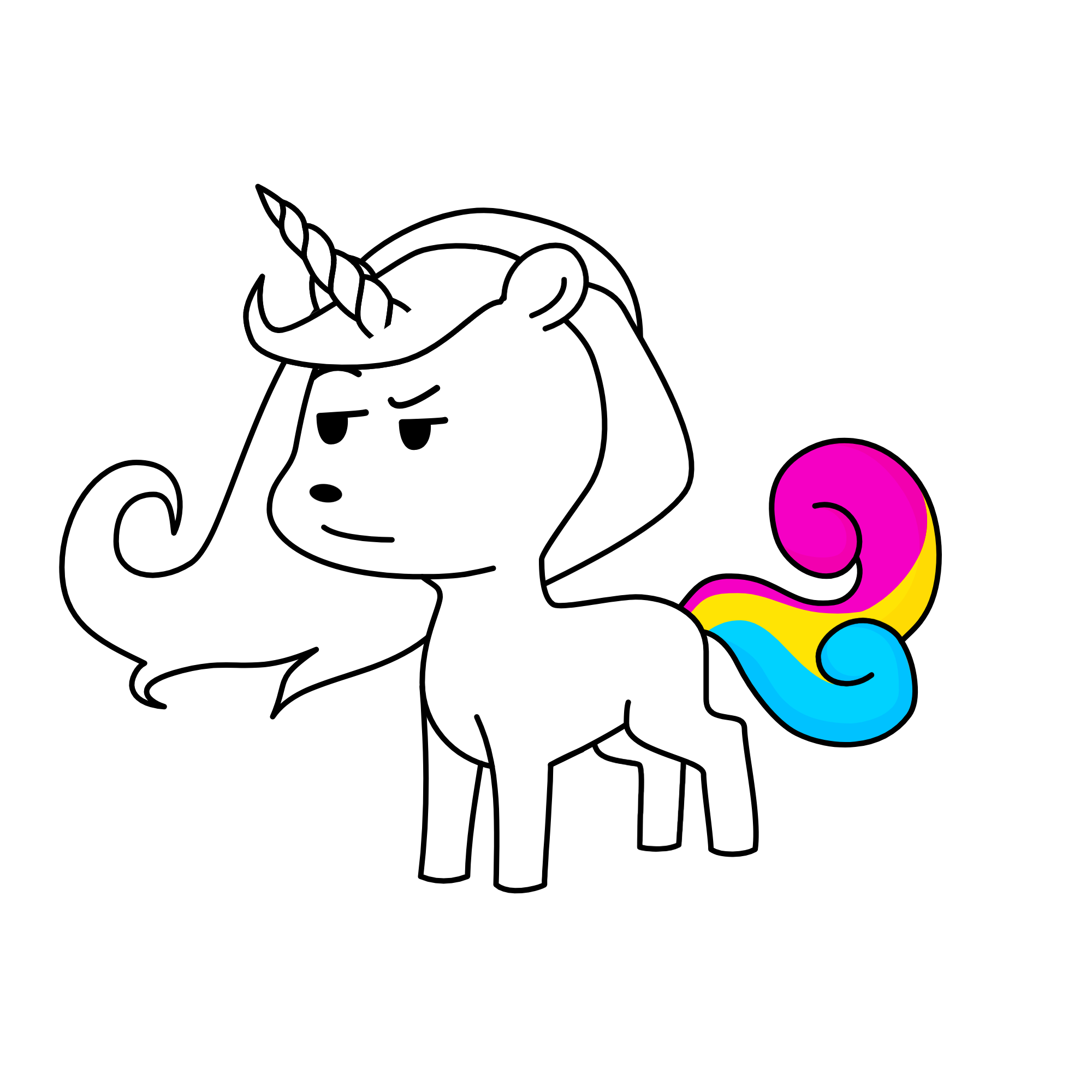 Globo, the unicorn