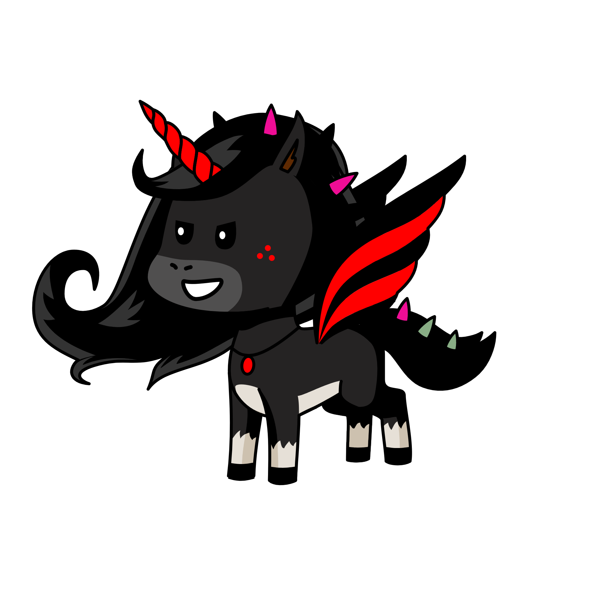 Scar, the unicorn