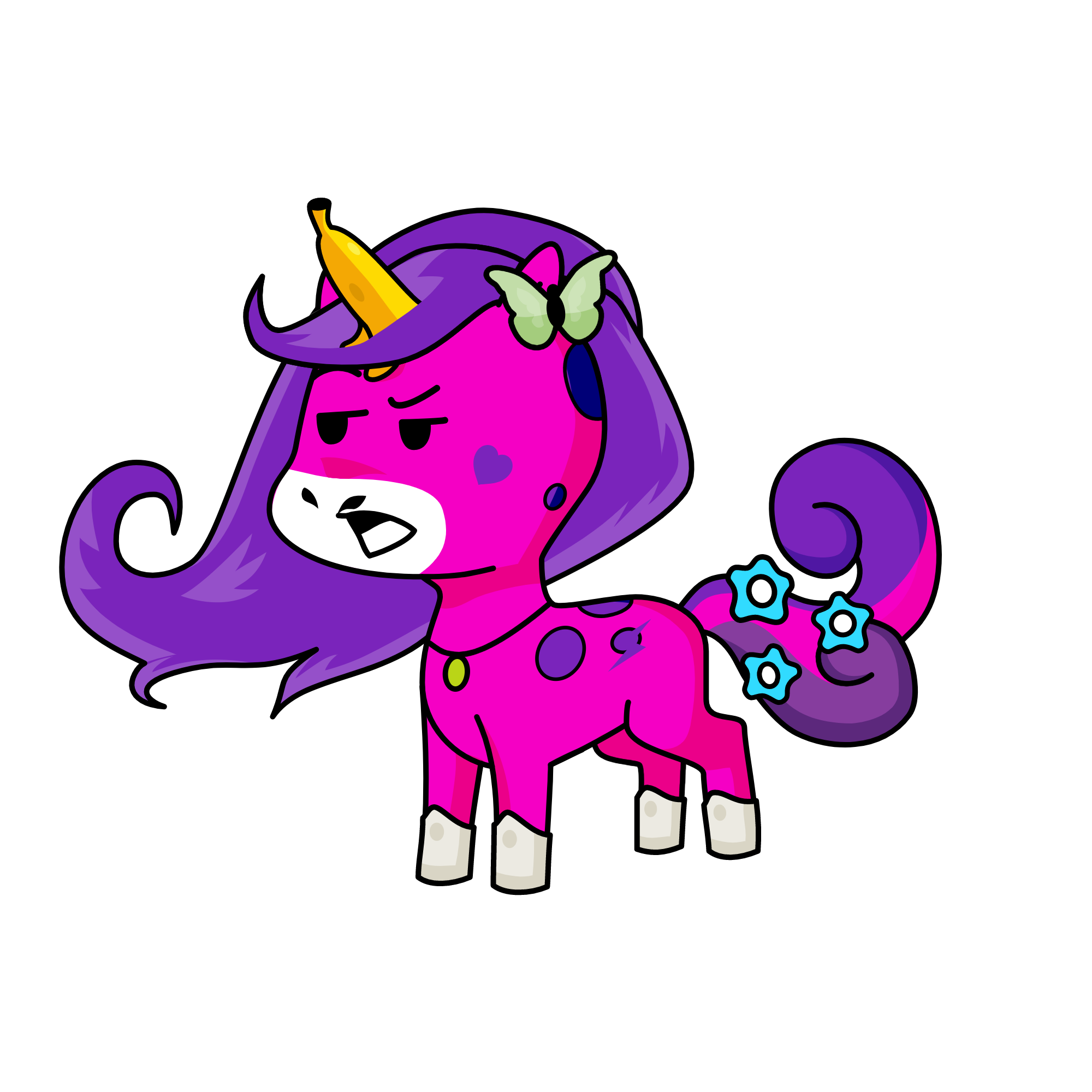 sassy bakka, the unicorn