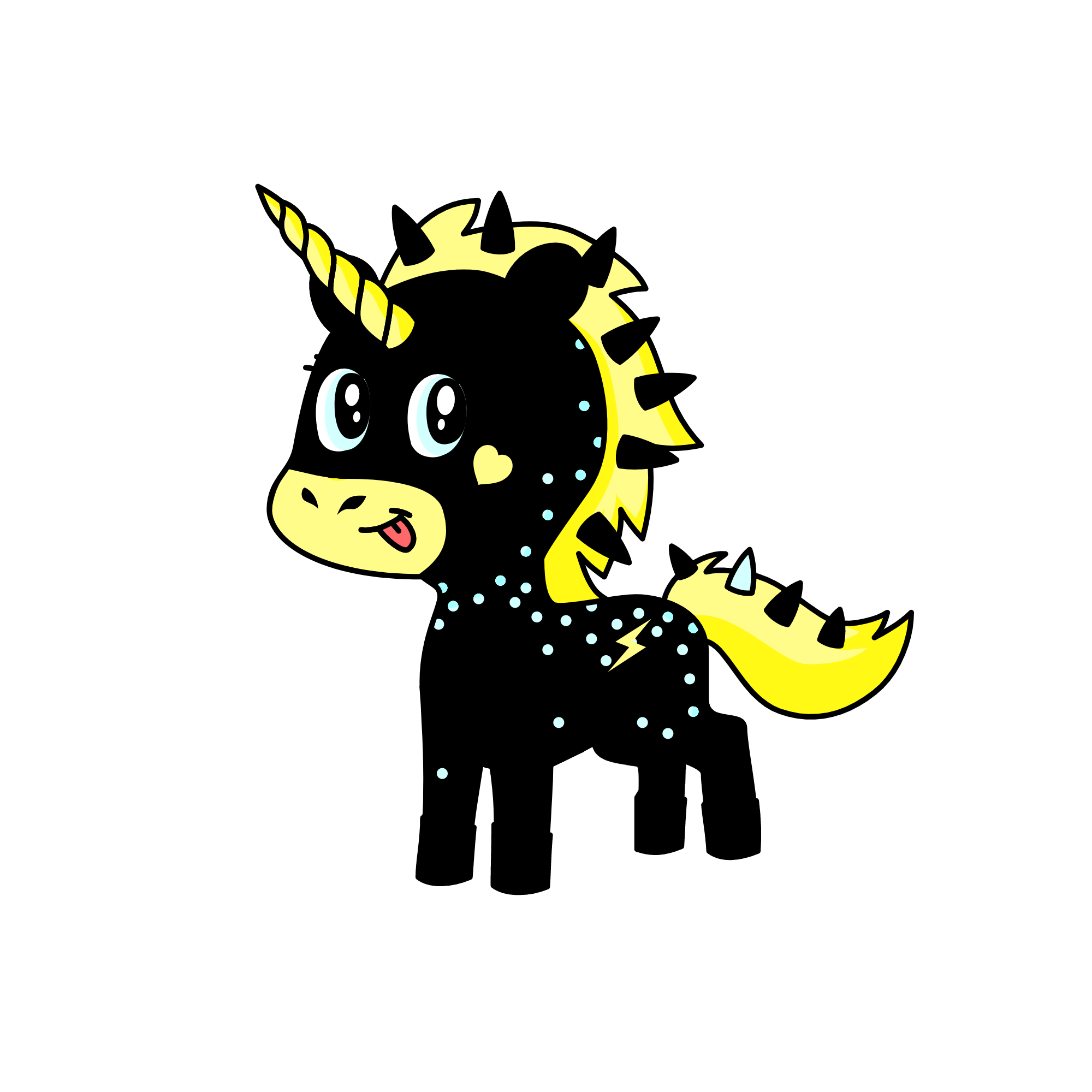 rainy day, the unicorn