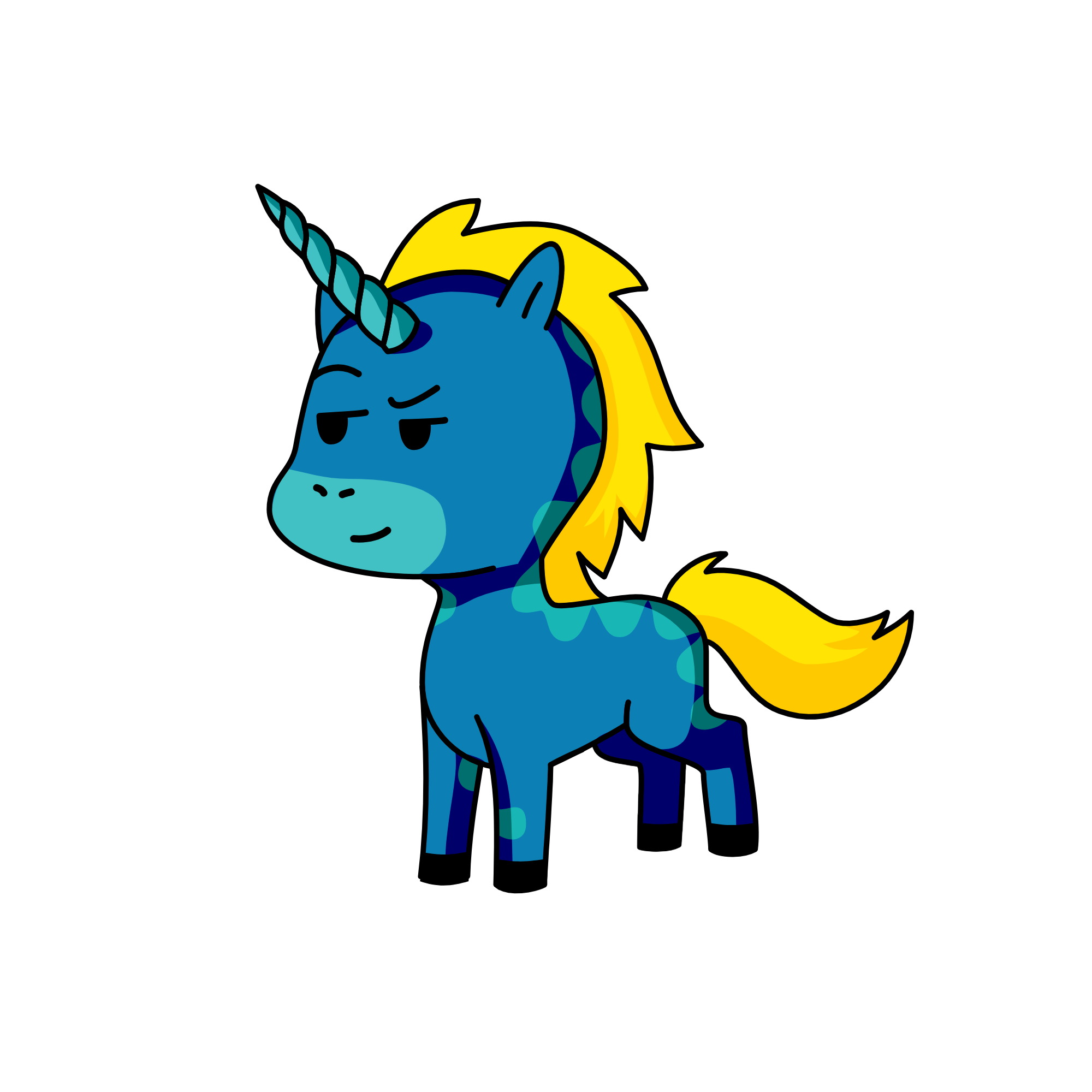The Ocean Deep, the unicorn