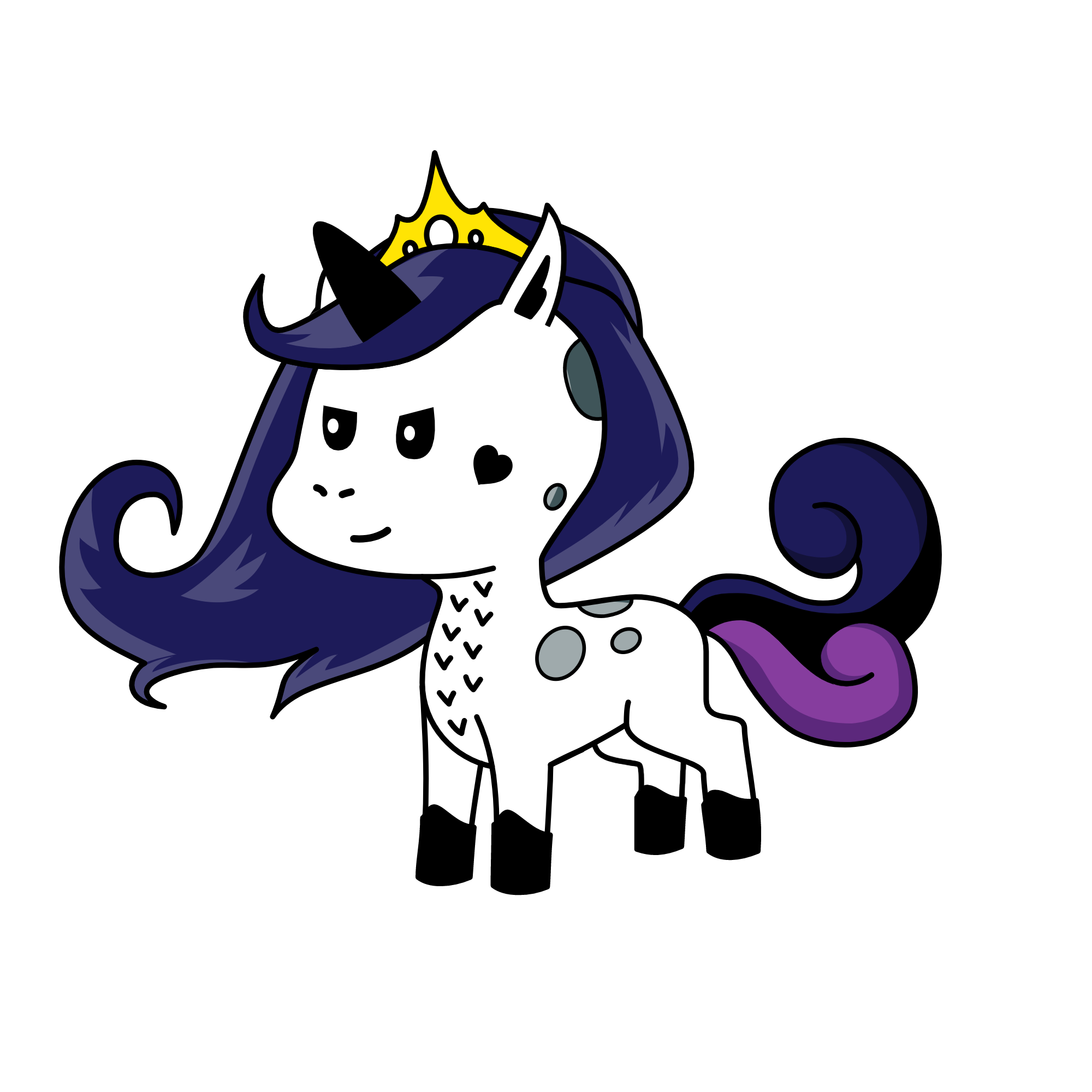 evil queen, the unicorn
