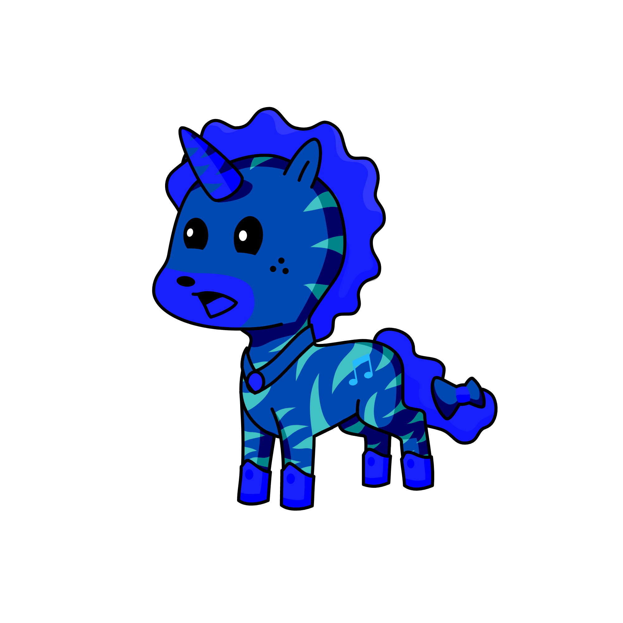 Sky, the unicorn