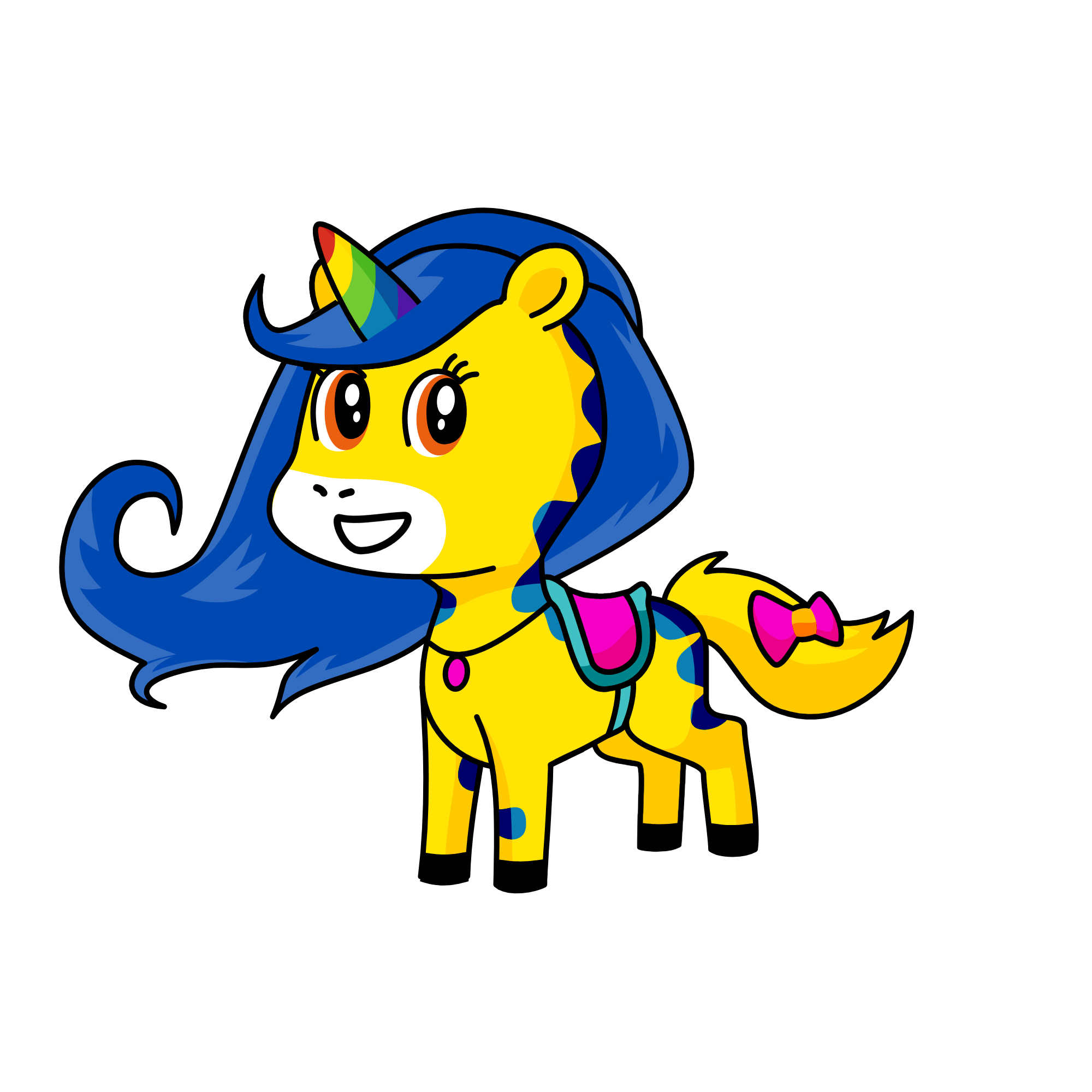 BRIGHT, the unicorn
